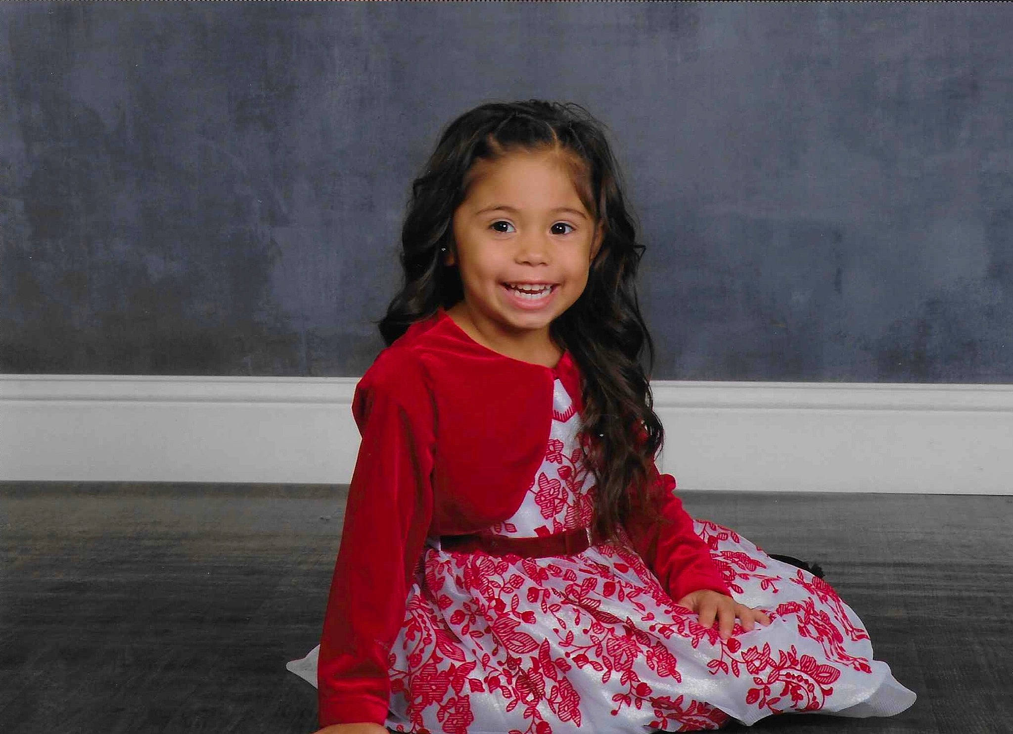 Emerie joined the competition — help win amazing prizes! beauty, child, child_model, fun, girl, happiness, joy, person, red, sitting, skin, smile, standing, toddler