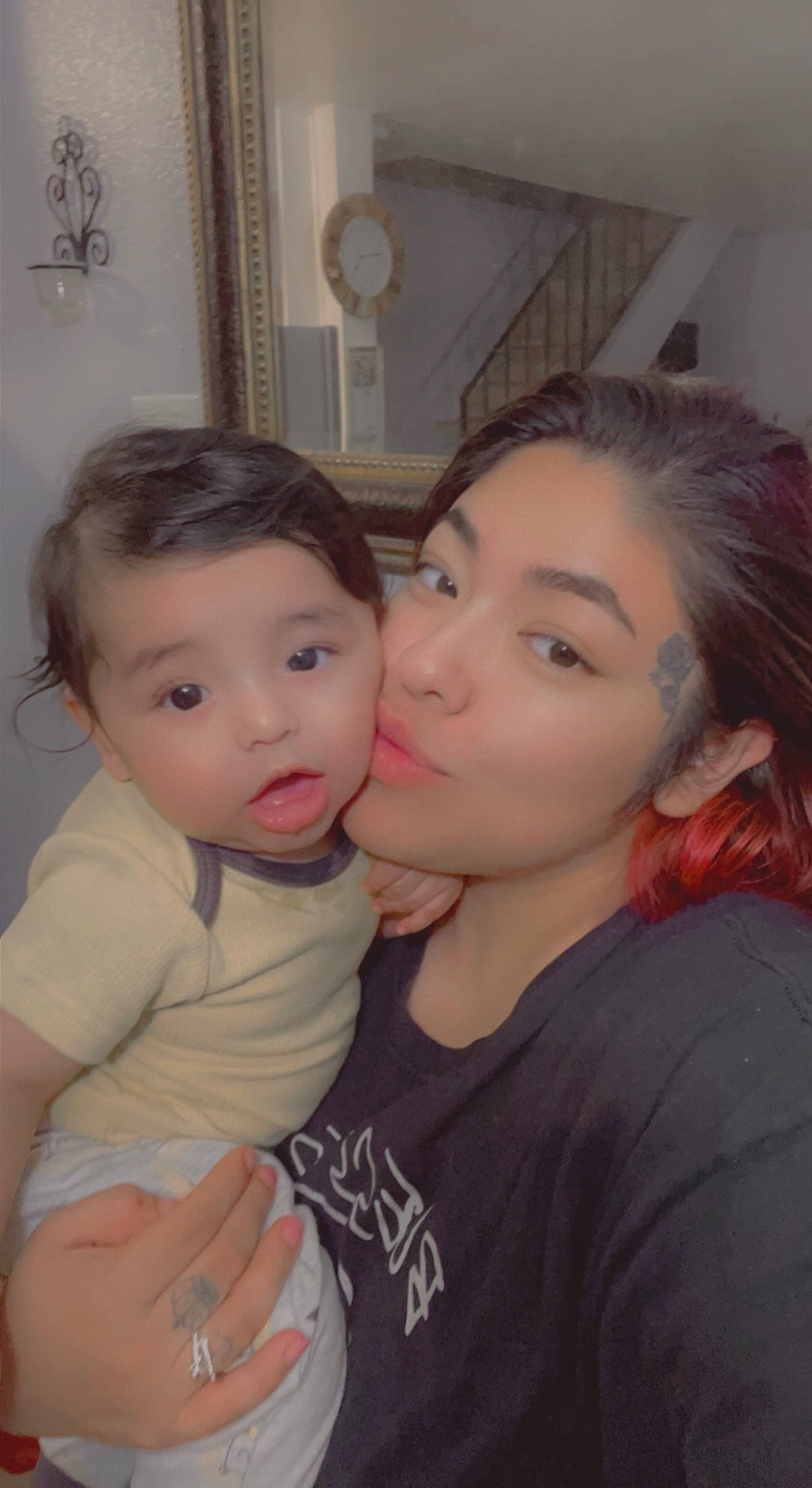 Kalei joined the competition — help win amazing prizes! baby, black_hair, cheek, child, ear, event, eyelash, finger, forehead, fun, gesture, happy, iris, lip, mouth, neck, nose, person, skin, t_shirt