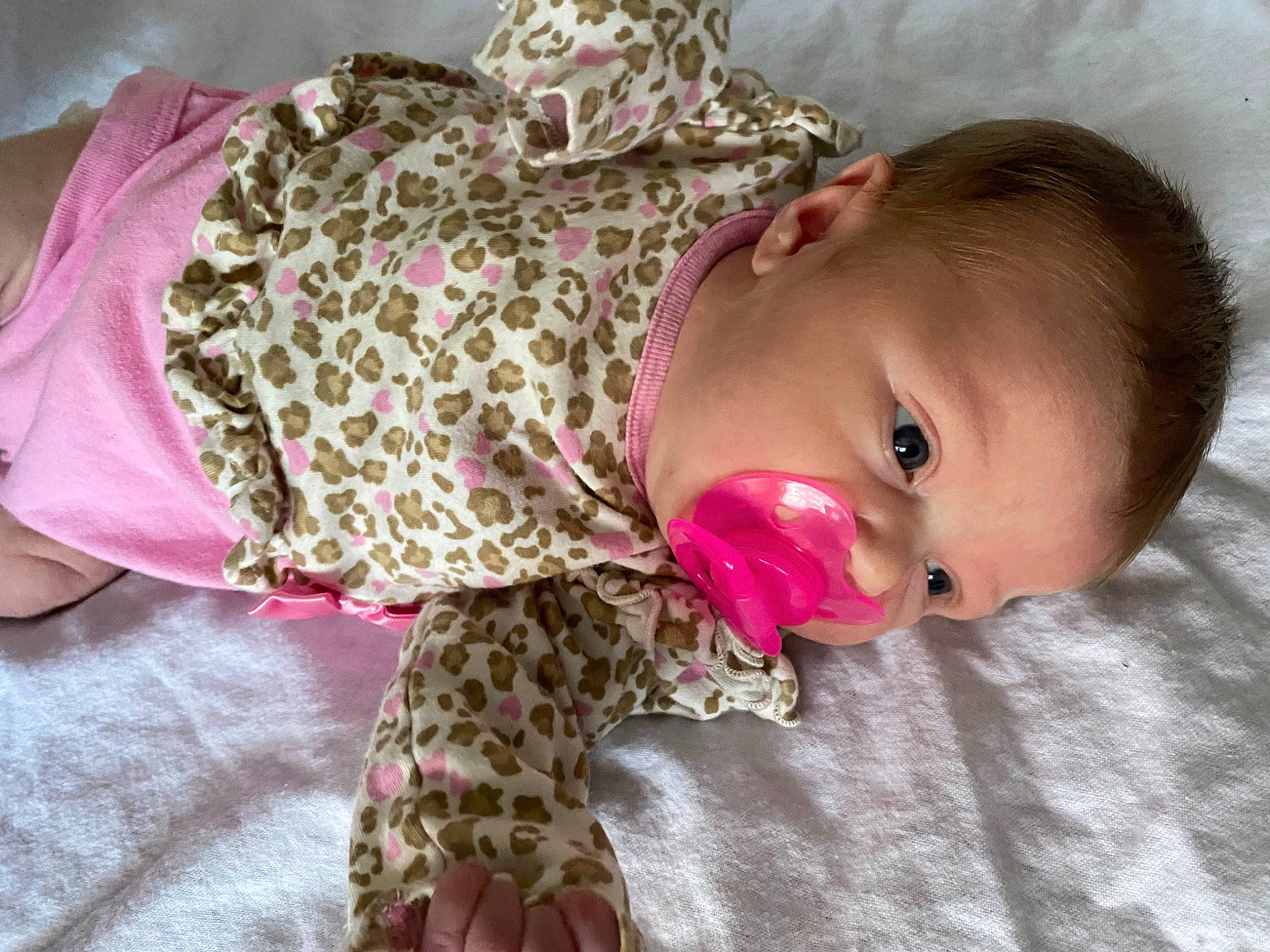 Karley joined the competition — help win amazing prizes! baby, baby_products, baby_toddler_clothing, cheek, child, comfort, fur, headgear, linens, magenta, mammal, nightwear, pattern, person, pink, room, skin, sleeve, textile, toddler