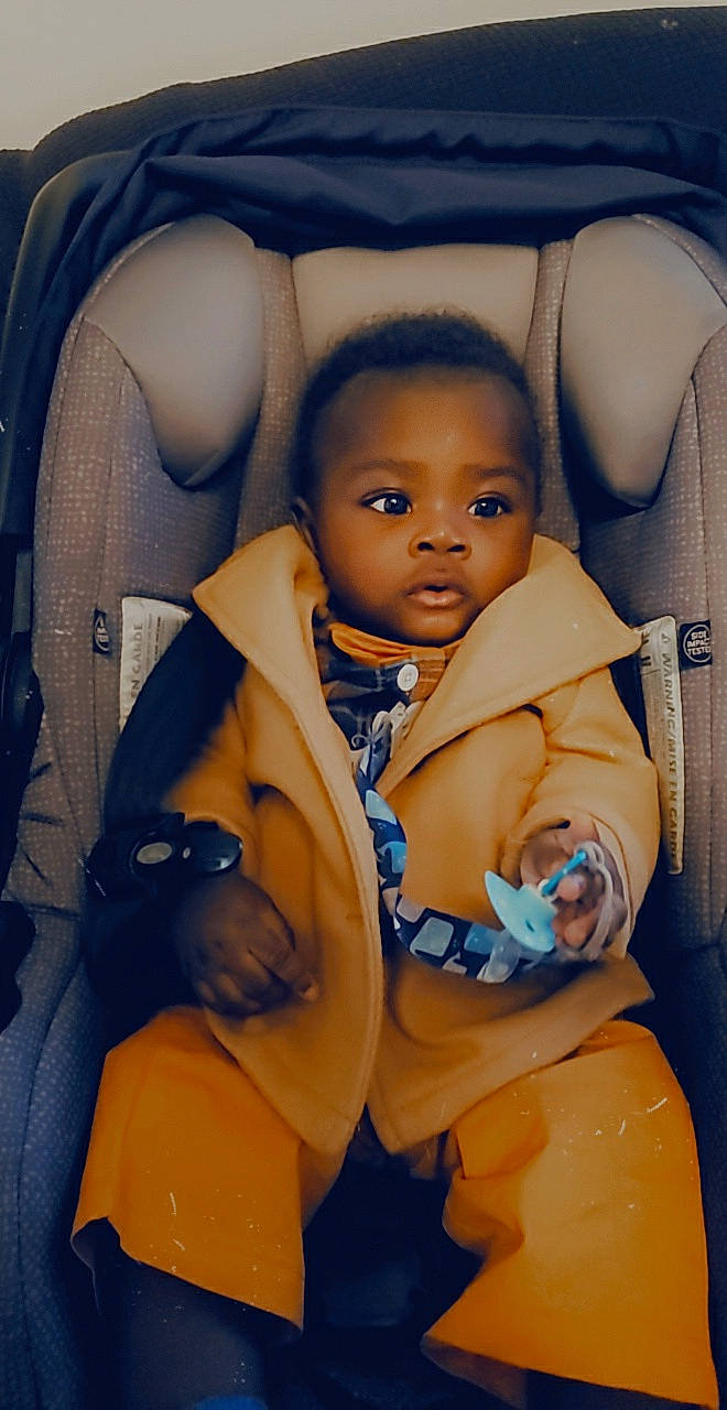 Jeremy joined the competition — help win amazing prizes! auto_part, baby, baby_products, baby_toddler_clothing, car_seat, car_seat_cover, cheek, child, comfort, electric_blue, eye, face, fun, gesture, head_restraint, person, seat_belt, sitting, skin, thumb