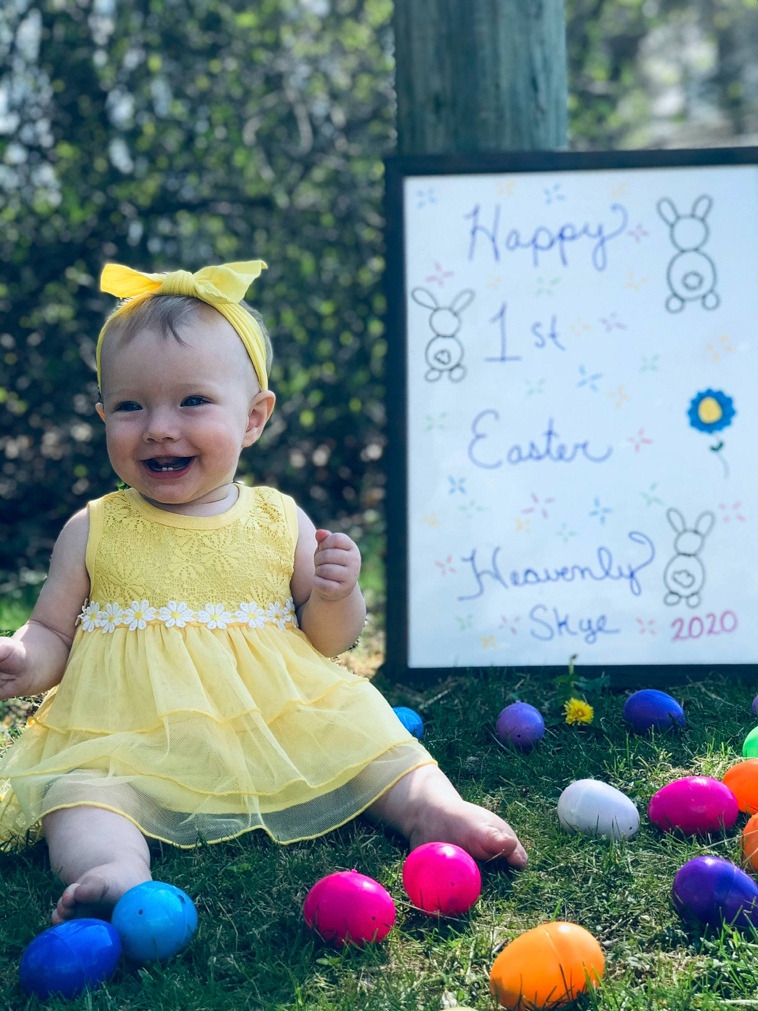 Heavenly joined the competition — help win amazing prizes! baby_toddler_clothing, dress, fun, grass, green, handwriting, happy, joy, leisure, mammal, people, person, photograph, pink, plant, public_space, recreation, smile, summer, toddler