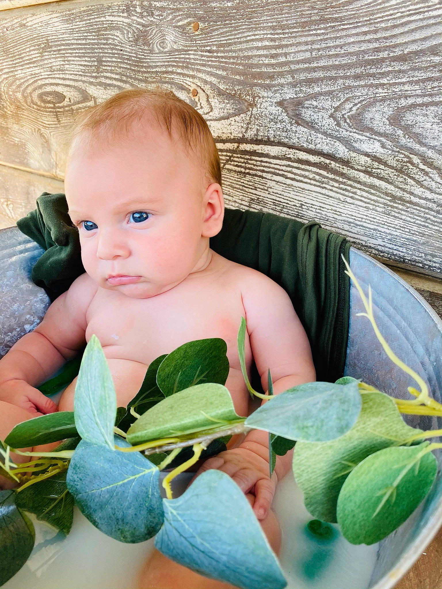 Luke is registered to the contest to win money with this photo: baby, baby_toddler_clothing, blond, cheek, chest, child, eye, face, grass, green, happy, head, iris, nail, person, plant, sitting, skin, thumb, toddler