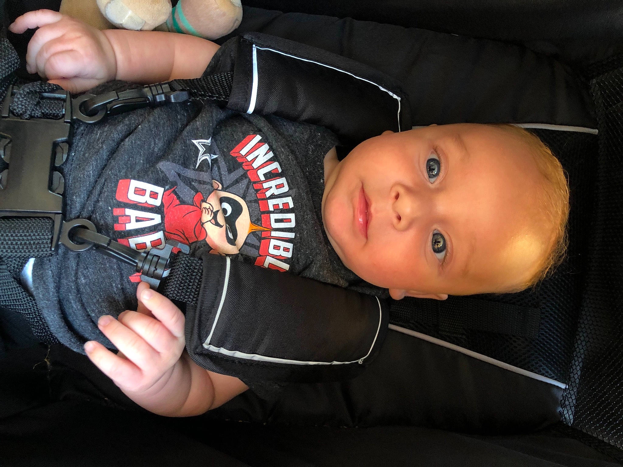 Luke joined the competition — help win amazing prizes! auto_part, baby, baby_carriage, baby_products, baby_toddler_clothing, car_seat, cheek, comfort, elbow, finger, flash_photography, gesture, hand, mouth, nail, person, sitting, sleeve, thumb, toddler