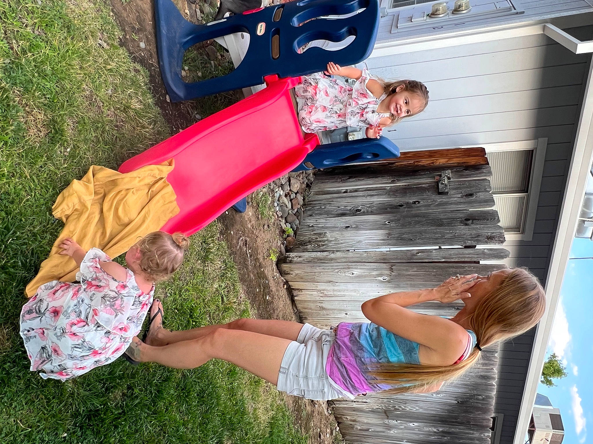 Addilyn joined the competition — help win amazing prizes! beauty, child, design, fun, grass, green, happy, human_leg, joy, leisure, luggage_and_bags, magenta, people_in_nature, person, pink, red, snapshot, summer, thigh, toddler