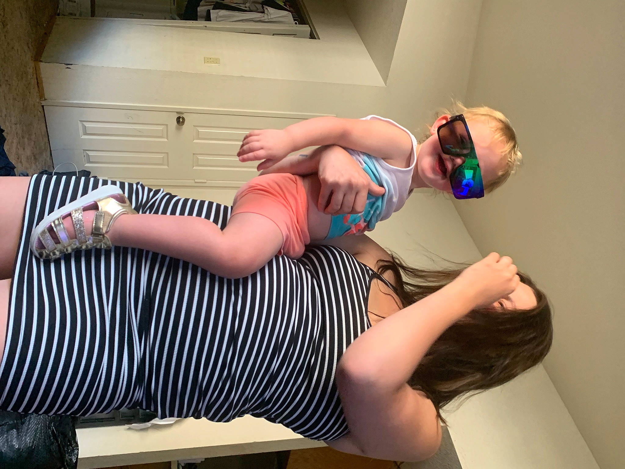 Haisleigh joined the competition — help win amazing prizes! abdomen, arm, cabinetry, comfort, elbow, eyewear, finger, fun, hat, human_leg, joint, knee, muscle, person, sandal, shoulder, sunglasses, thigh, trunk, waist