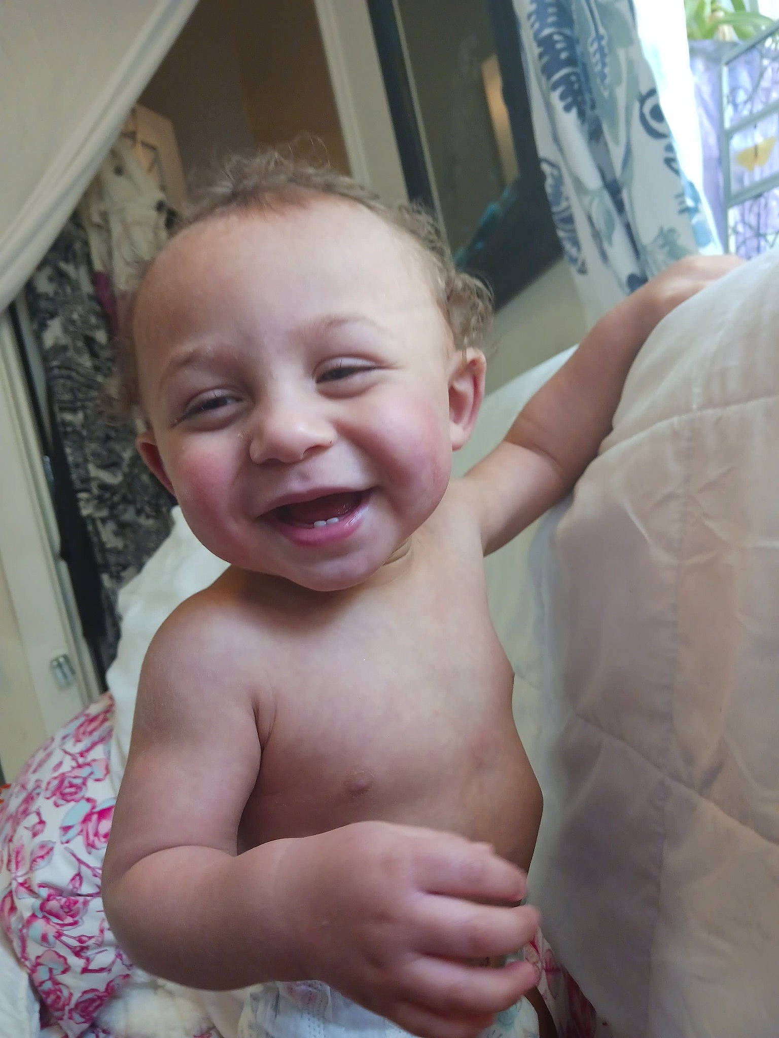 Knowledge is registered to the contest to win money with this photo: baby, cheek, chest, chin, eye, eyebrow, face, finger, gesture, happy, head, iris, joy, lip, mouth, muscle, nose, person, skin, smile