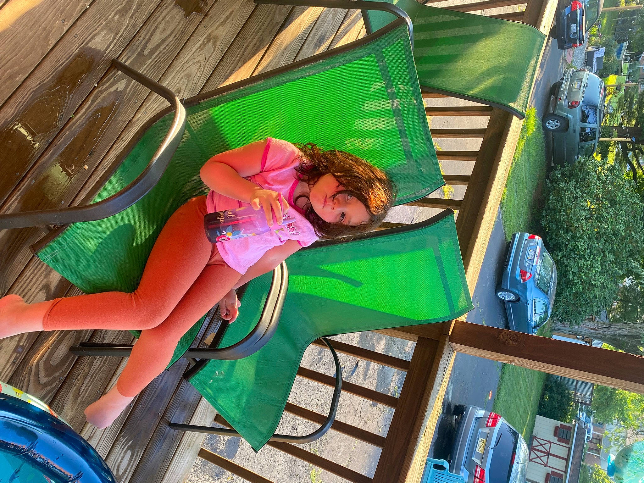 Sherry joined the competition — help win amazing prizes! art, city, eyewear, fashion_accessory, fun, grass, green, human_leg, leisure, magenta, motor_vehicle, outdoor_furniture, person, recreation, sandal, shorts, sitting, sunglasses, thigh, tints_and_shades