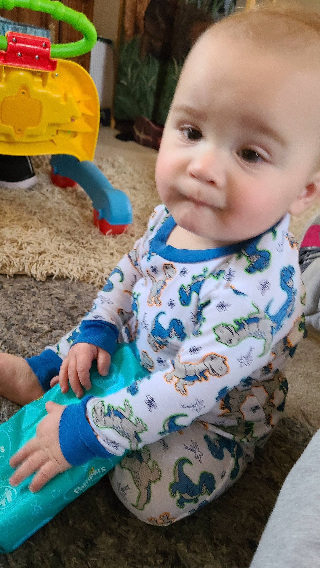 Aryan is registered to the contest to win money with this photo: baby, baby_toddler_clothing, blue, cheek, child, face, fun, grass, green, happy, head, iris, leisure, nose, person, photograph, sitting, skin, sleeve, toddler