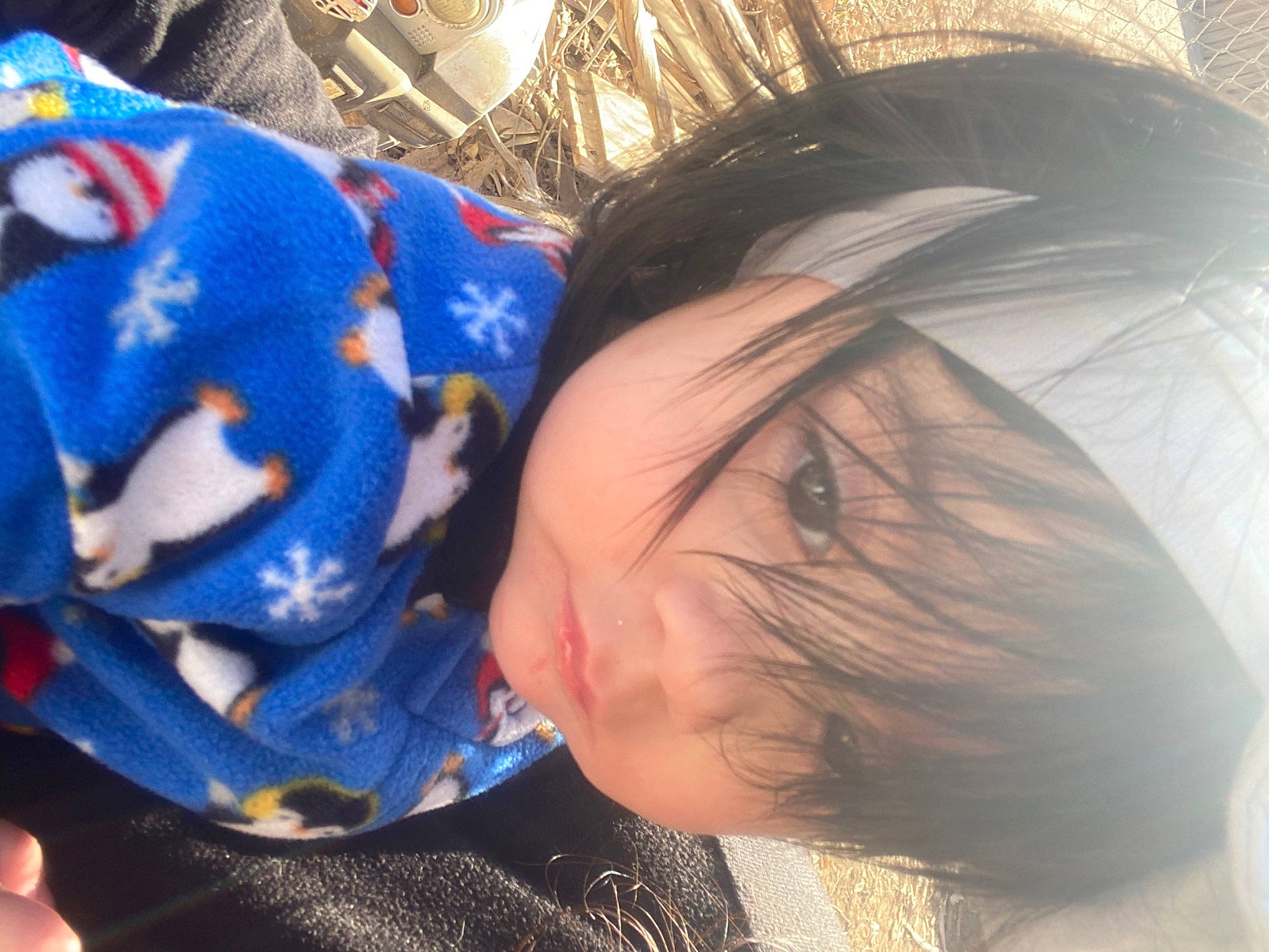 Makayla is registered to the contest to win money with this photo: baby, cheek, child, comfort, electric_blue, eye, eyelash, fun, happy, mouth, nap, nose, pattern, person, toddler