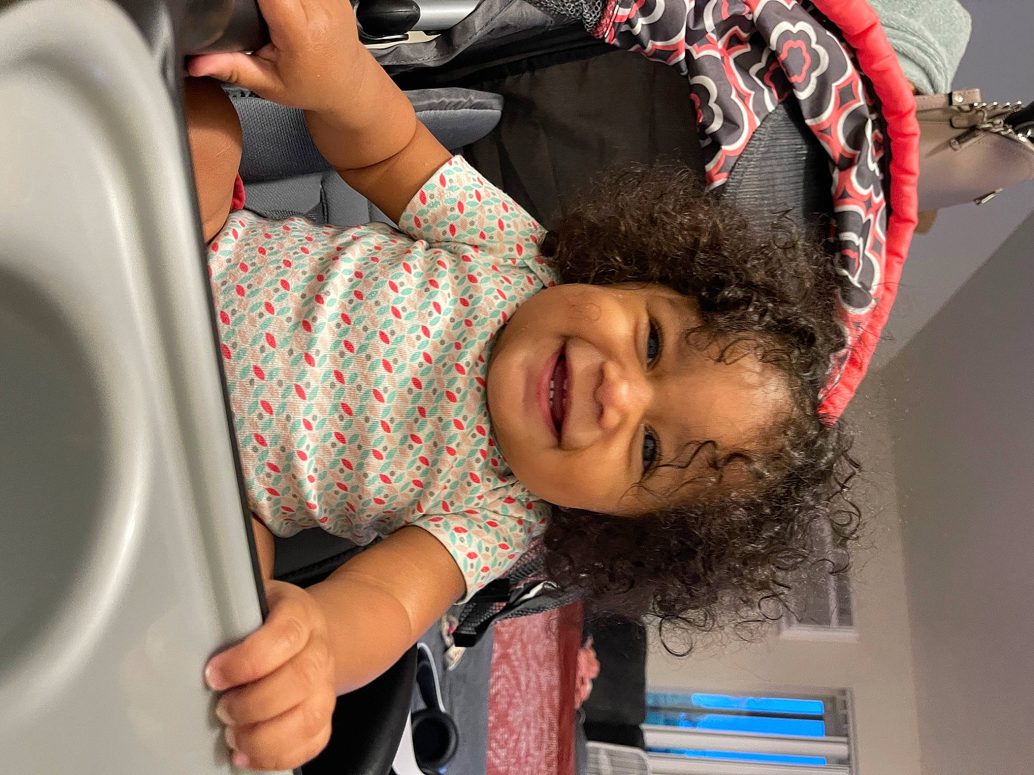 Brooklyn joined the competition — help win amazing prizes! automotive_design, beauty, black_hair, child, eyelash, facial_expression, fun, hairstyle, happy, human, joy, leisure, motor_vehicle, mouth, neck, person, room, skin, smile, snapshot