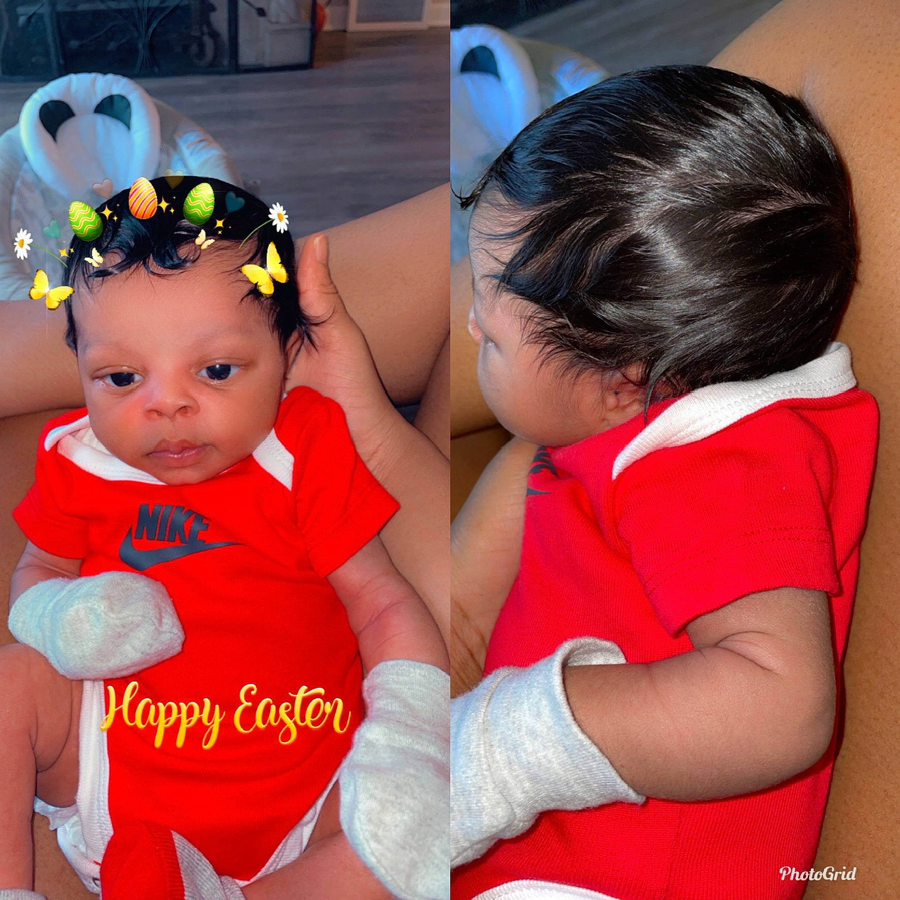 Zahir is registered to the contest to win money with this photo: arm, baby, baby_toddler_clothing, black_hair, child, event, fashion_accessory, fun, hairstyle, happy, headband, headpiece, jewellery, pattern, person, sleeve, snapshot, t_shirt, thigh, toddler