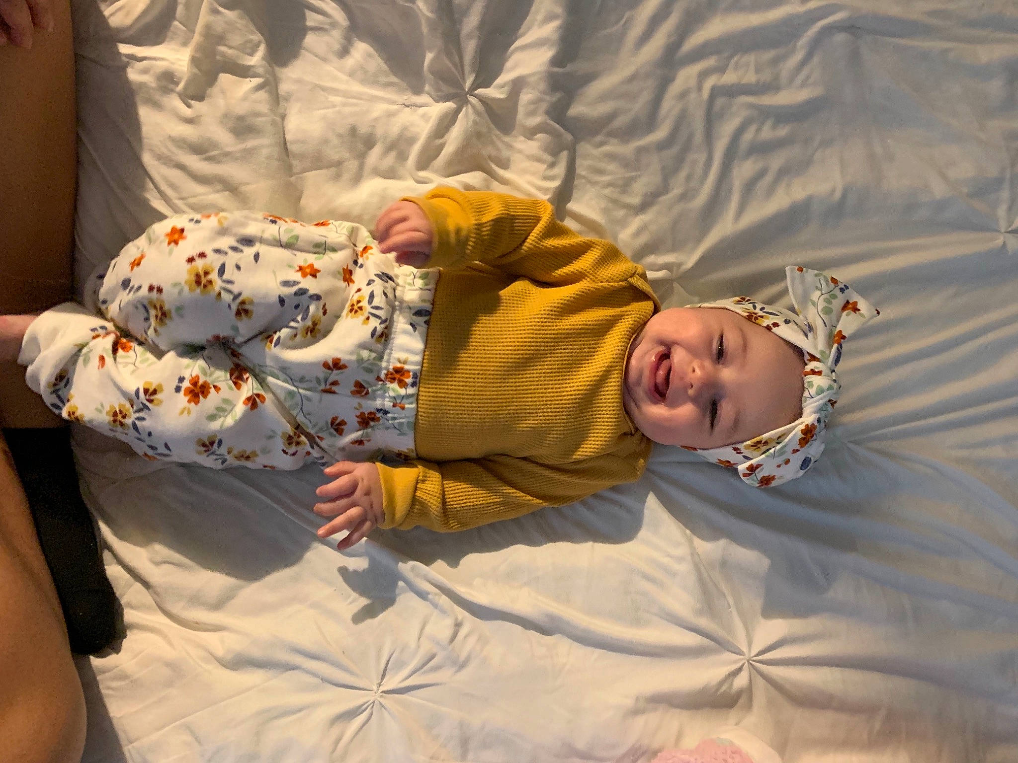 Gracie is registered to the contest to win money with this photo: baby, baby_toddler_clothing, bedtime, child, comfort, headwear, linens, nap, nightwear, nose, pajamas, person, sleep, toddler