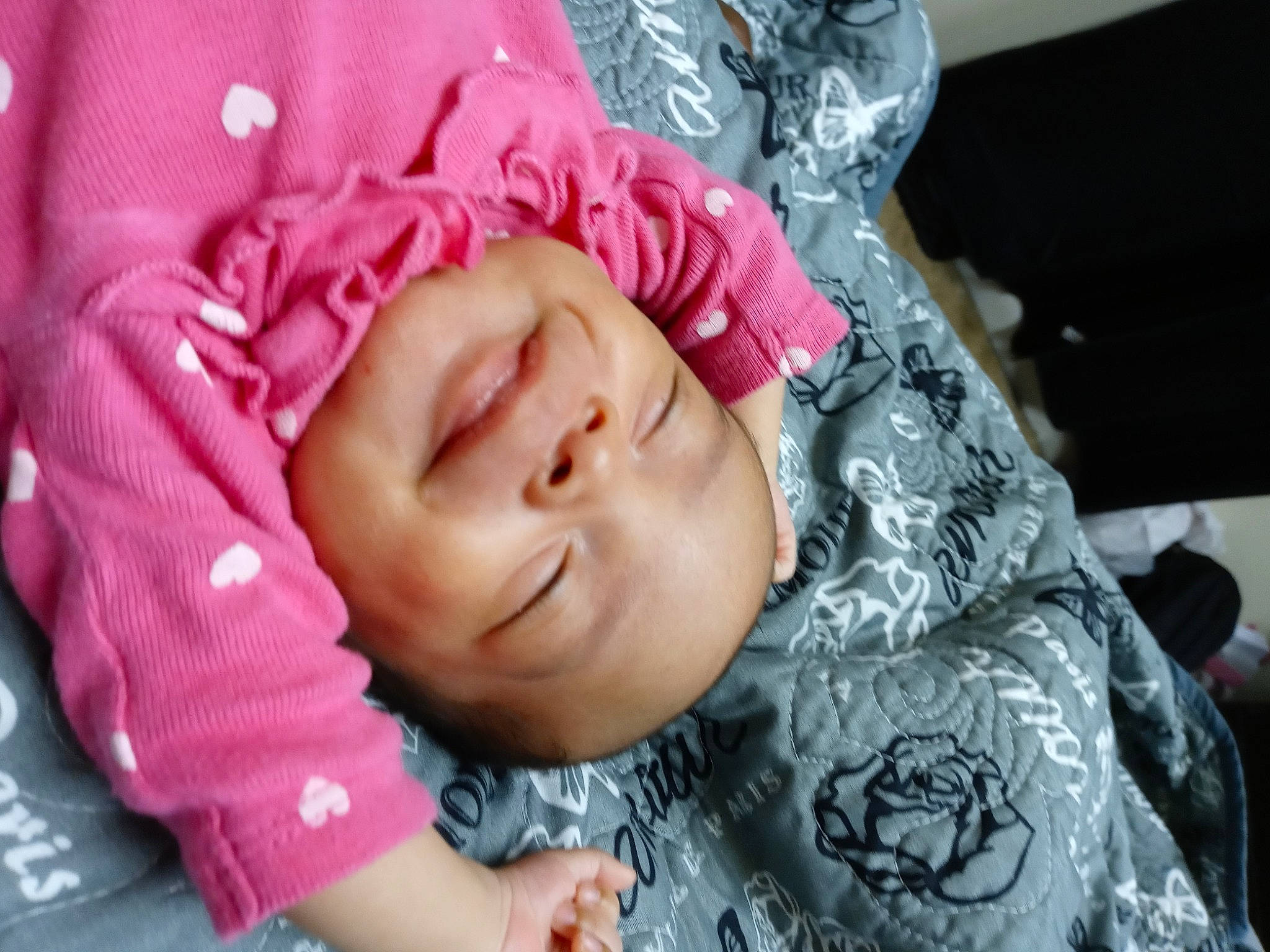 Kairi is registered to the contest to win money with this photo: baby, baby_toddler_clothing, cheek, child, cool, eyelash, facial_expression, fun, grass, happy, headwear, lip, magenta, mouth, nose, person, pink, purple, skin, sleeve