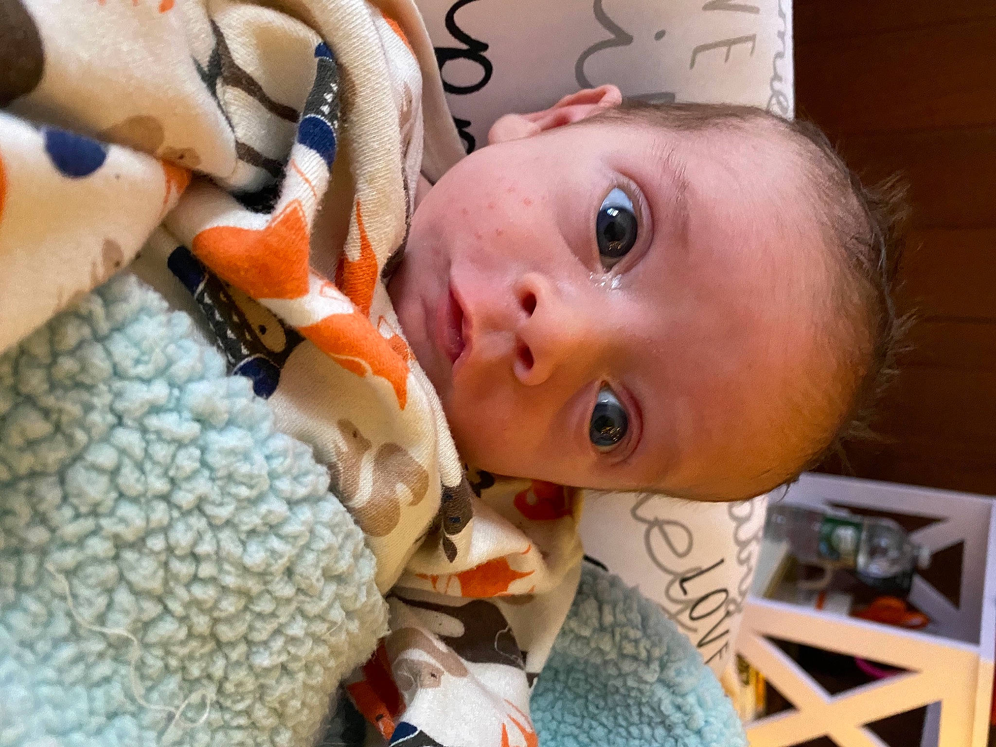 Isaac joined the competition — help win amazing prizes! baby, baby_products, baby_toddler_clothing, cheek, child, ear, eyelash, fashion_accessory, fruit, happy, nail, natural_foods, neck, nose, pattern, person, skin, stuffed_toy, toddler, toy