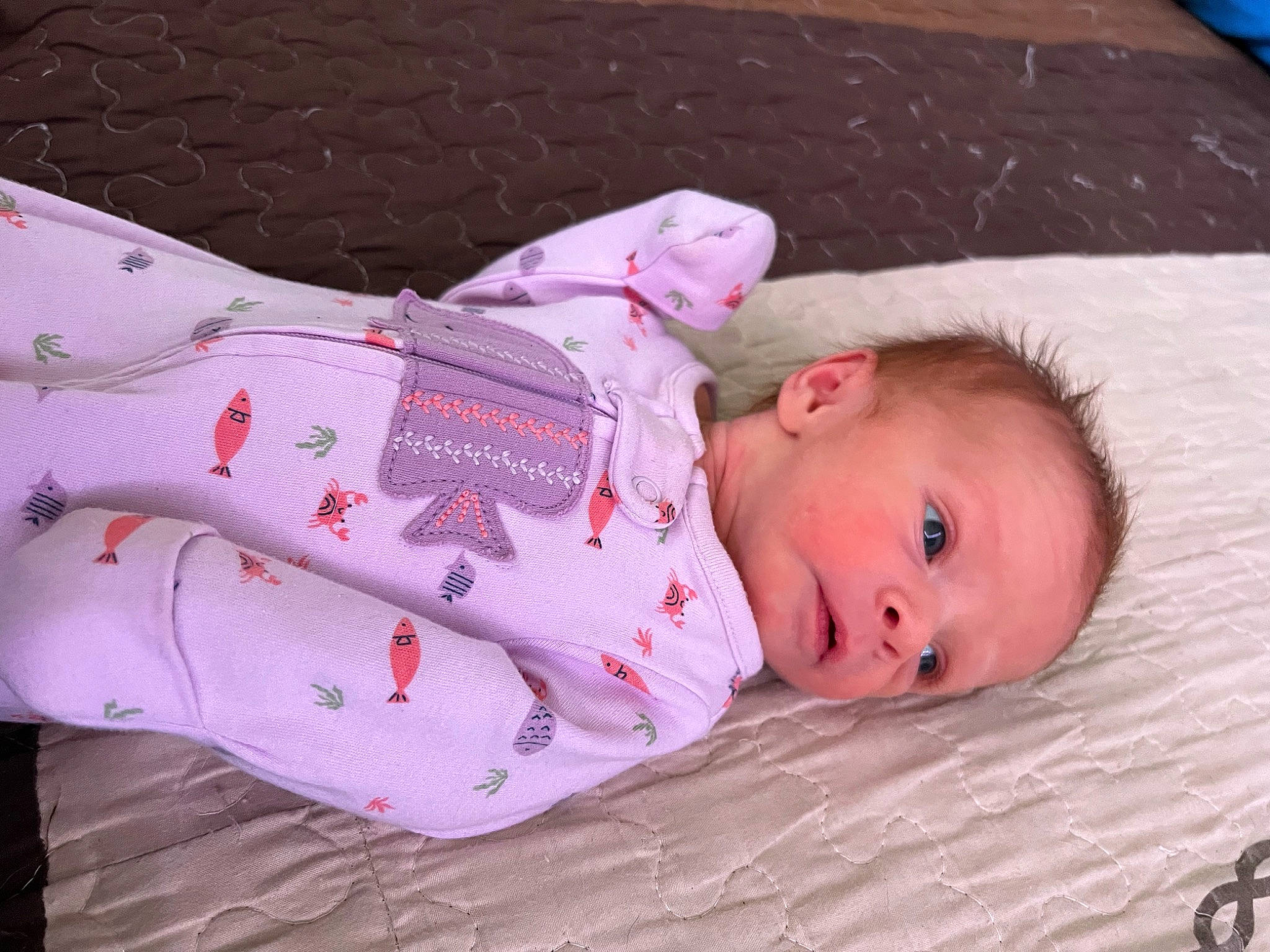 Bristol is registered to the contest to win money with this photo: baby, baby_products, baby_sleeping, baby_toddler_clothing, bedtime, cheek, child, comfort, face, linens, nap, pattern, person, pink, product, room, skin, sleeve, textile, toddler