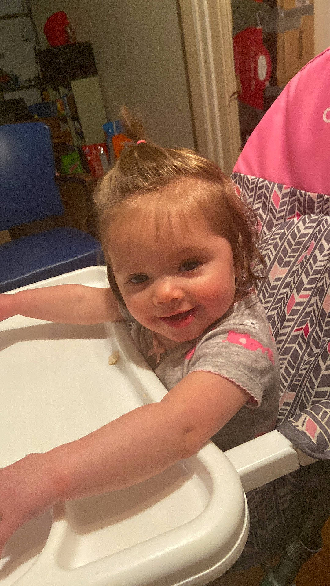 Lillian joined the competition — help win amazing prizes! arm, baby, blond, cheek, child, comfort, face, finger, fun, happy, iris, joint, joy, mouth, nose, person, picture_frame, shoulder, skin, smile