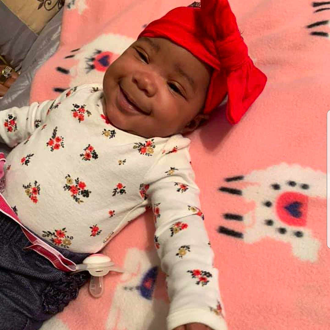 Camille joined the competition — help win amazing prizes! baby, child, headwear, joy, person, pink, toddler