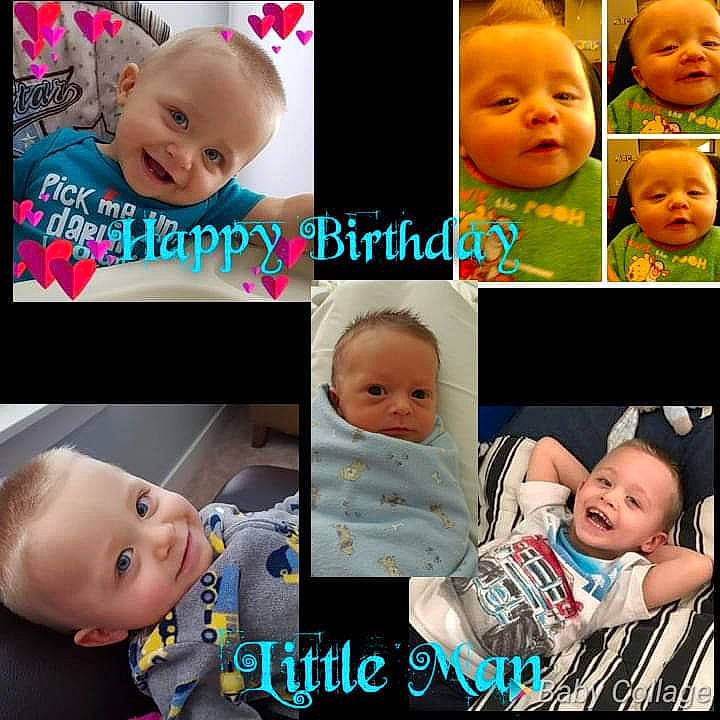 August joined the competition — help win amazing prizes! baby, baby_toddler_clothing, blue, cheek, chin, clothing, eye, eyebrow, face, facial_expression, green, head, human, joy, nose, organ, outerwear, person, photograph, product