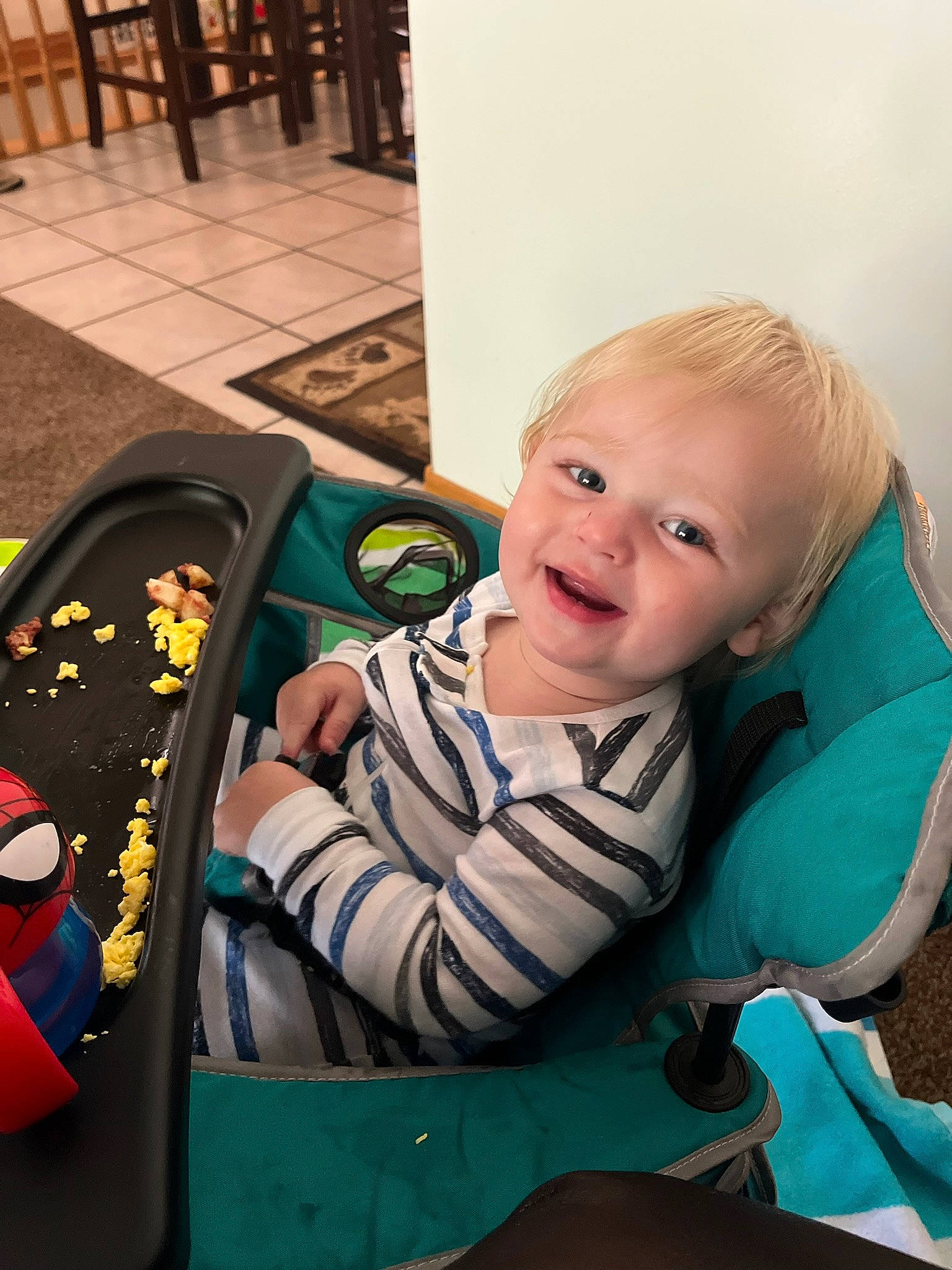 Lance is registered to the contest to win money with this photo: baby, baby_carriage, baby_products, baby_toddler_clothing, car_seat, chair, cheek, child, comfort, fun, green, happy, iris, leisure, mouth, person, play, room, sitting, smile