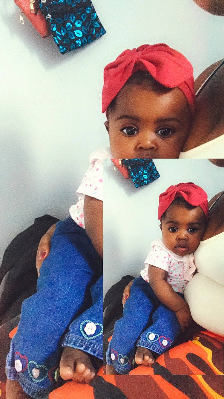 Janiyah joined the competition — help win amazing prizes! baby, black_hair, bonnet, cheek, child, cool, daughter, ear, eye, fun, hair_accessory, head, headgear, lip, person, photography, selfie, skin, toddler, trunk