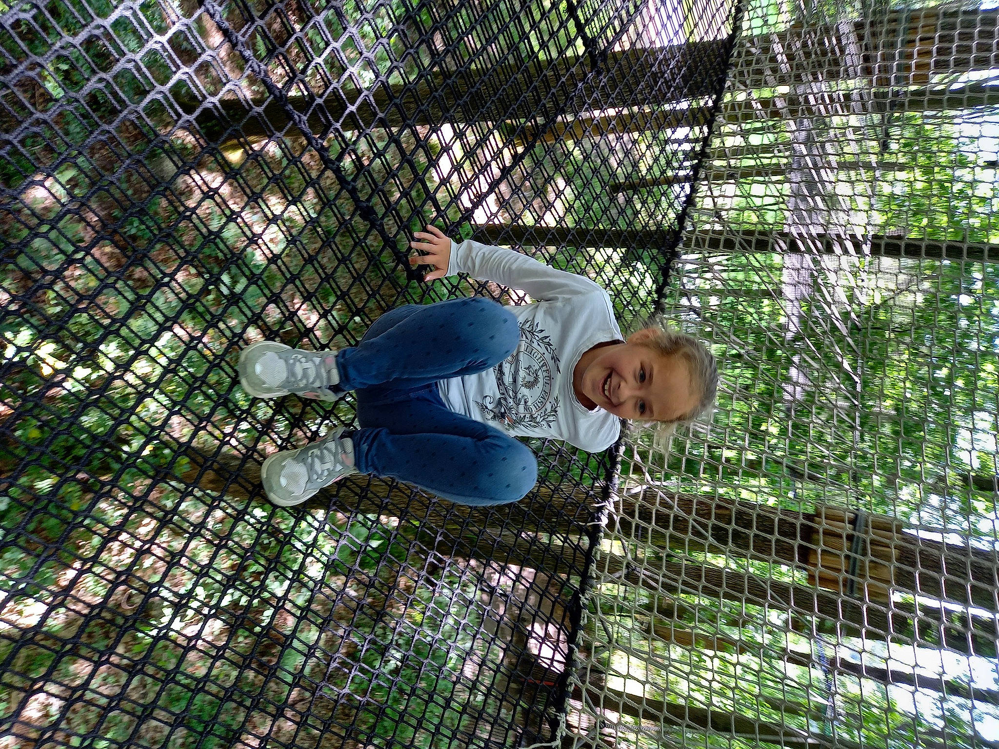 Ashley a rejoint le concours — aidez-le/la à gagner de superbes lots ! botany, cage, chain_link_fencing, daylighting, fence, fun, grass, hat, joy, leisure, mesh, metal, net, pattern, people_in_nature, person, plant, terrestrial_plant, tree, wire_fencing