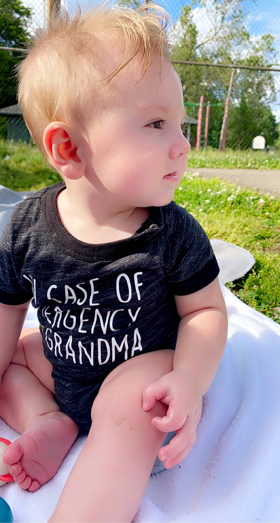 Enzo joined the competition — help win amazing prizes! baby_toddler_clothing, child, chin, cool, grass, hair, hairstyle, happy, head, human_body, neck, person, pink, plant, shorts, shoulder, skin, sleeve, t_shirt, toddler