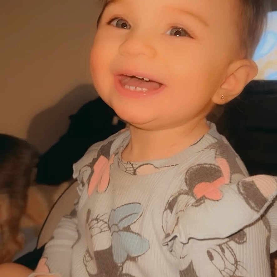 Ellie Rae is registered to the contest to win money with this photo: baby, babylaughing, face, happy, head, laughing, person, photography, portrait, smile