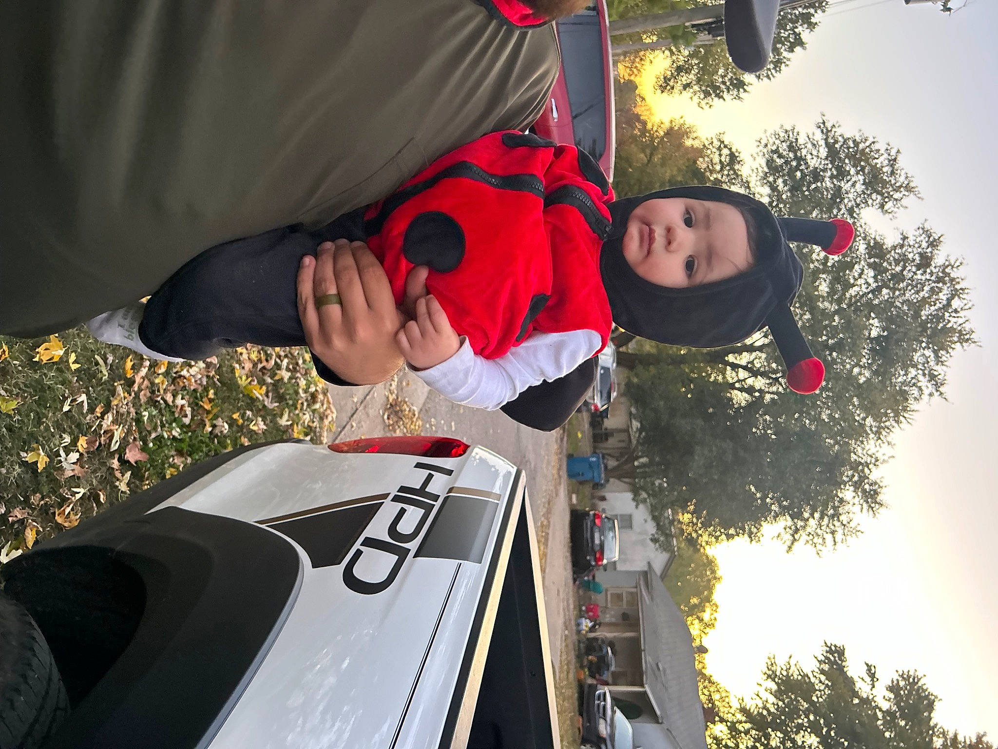 Winter Brant joined the competition — help win amazing prizes! automotive_exterior, automotive_lighting, bumper, car, fun, happy, hood, leisure, light, motor_vehicle, person, photograph, plant, recreation, sky, snapshot, toddler, tree, vehicle, vehicle_door