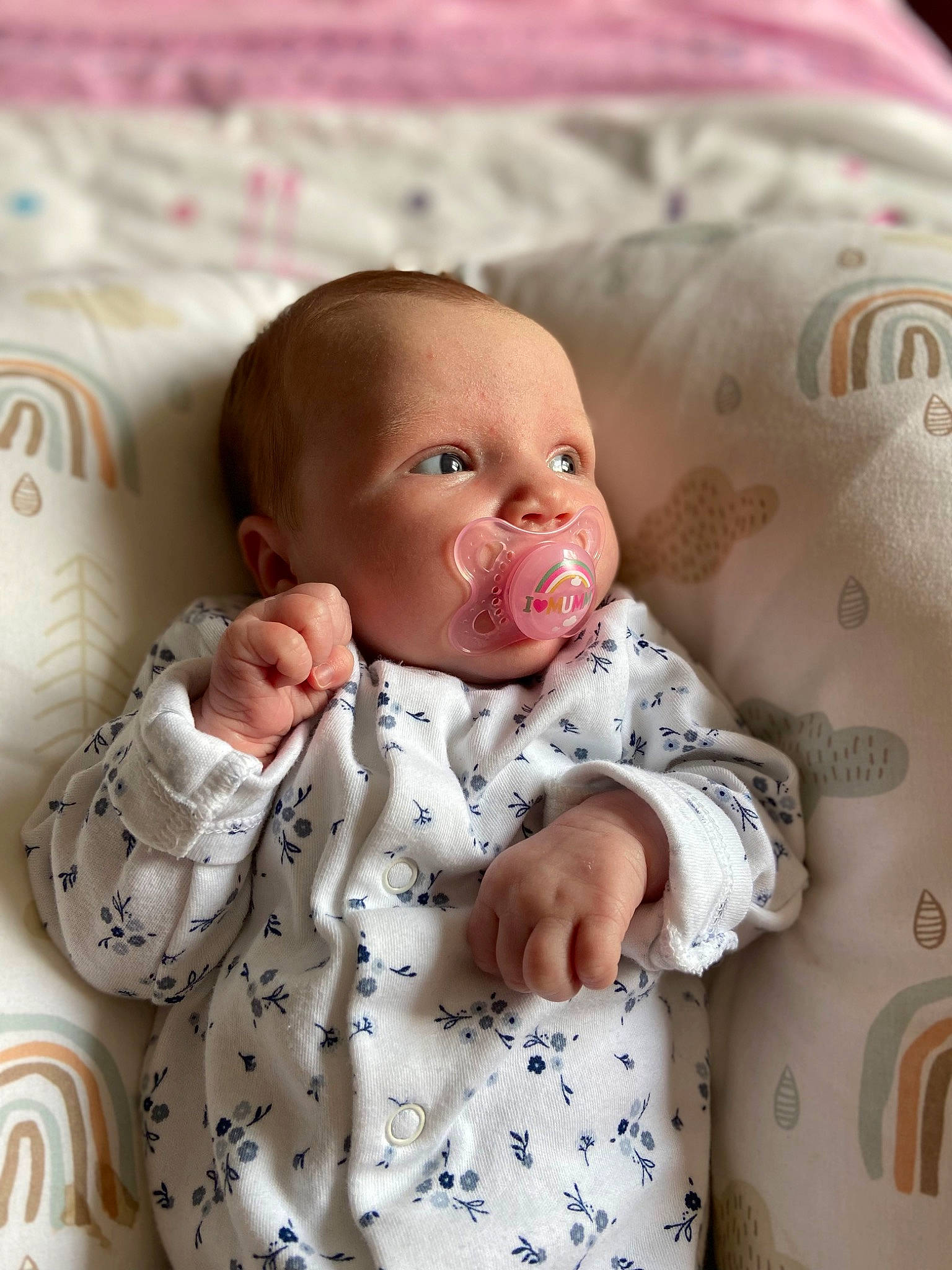 Lexie joined the competition — help win amazing prizes! baby, baby_products, baby_safety, baby_sleeping, baby_toddler_clothing, bedding, cheek, child, collar, comfort, face, head, linens, nose, person, pink, skin, sleeve, textile, toddler