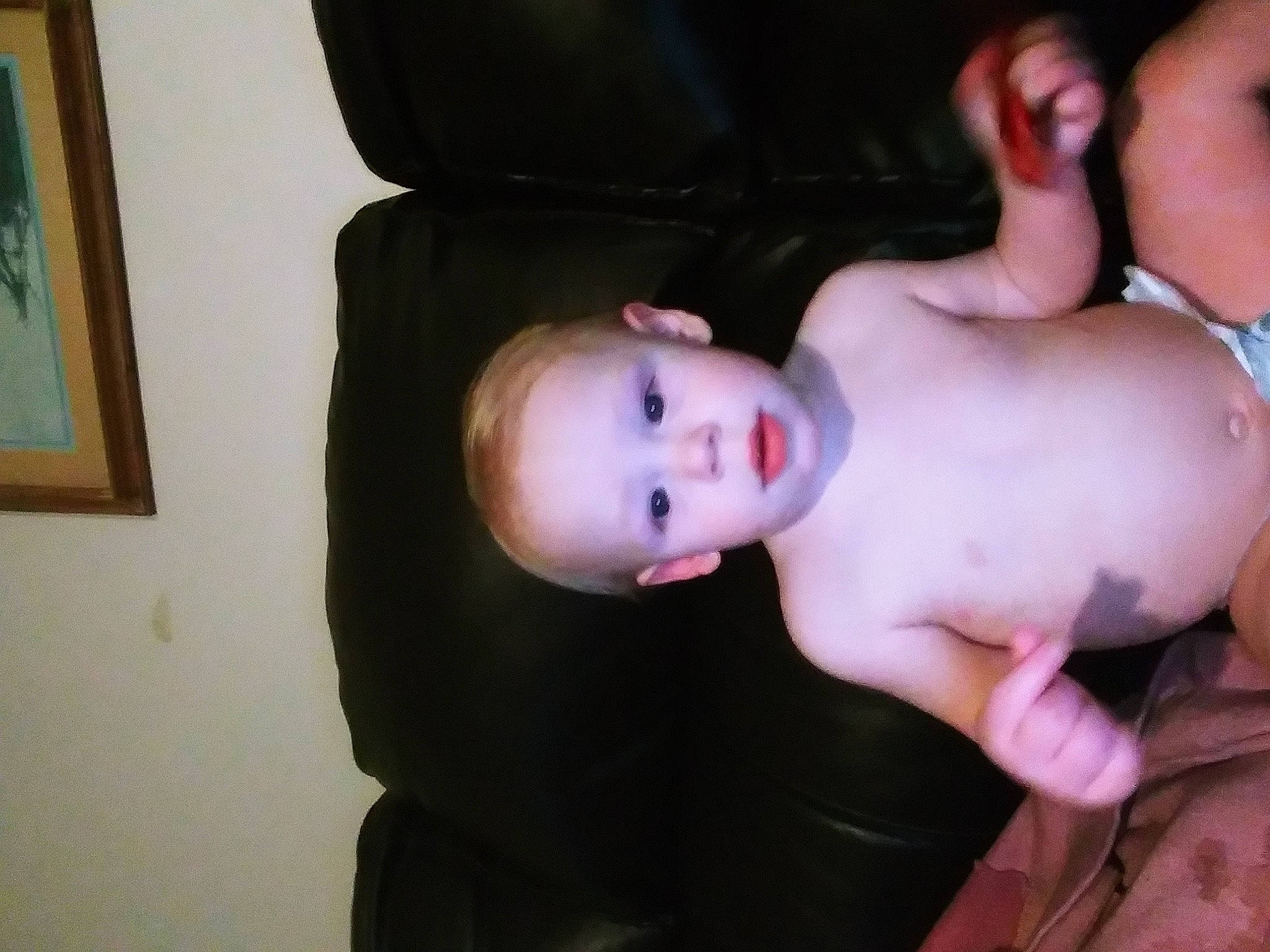 Colton joined the competition — help win amazing prizes! baby, black_hair, cheek, chest, child, ear, face, head, mouth, neck, person, skin, toddler, trunk