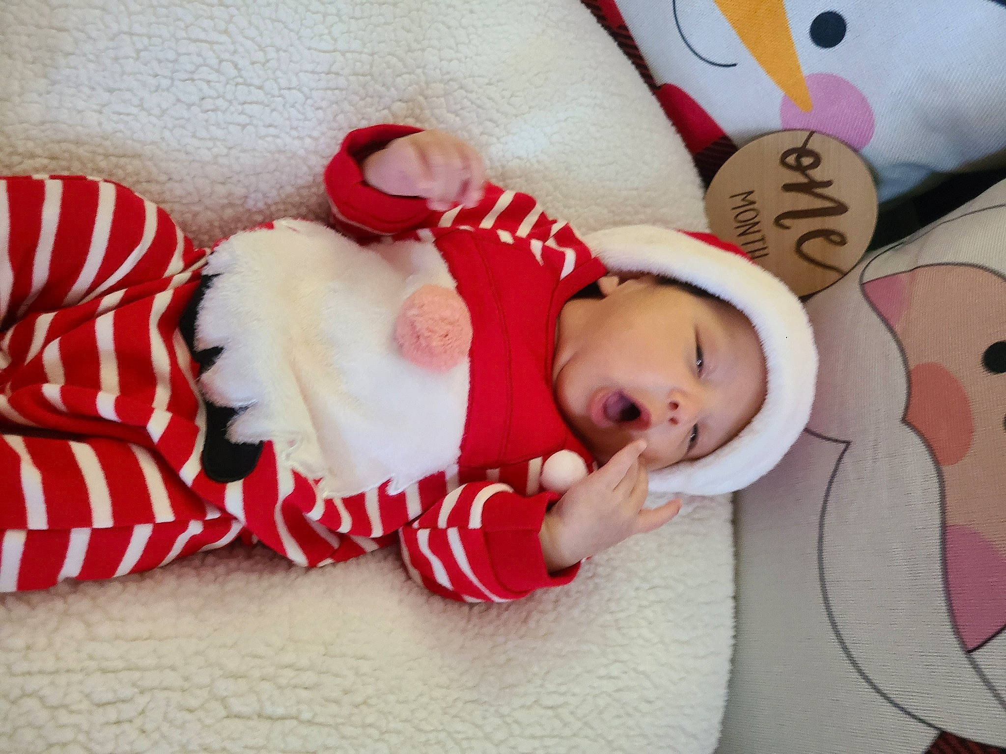 Evan joined the competition — help win amazing prizes! baby, baby_products, baby_sleeping, baby_toddler_clothing, bedtime, carmine, child, comfort, foot, fur, happy, headwear, linens, nap, pattern, person, room, sock, stuffed_toy, textile