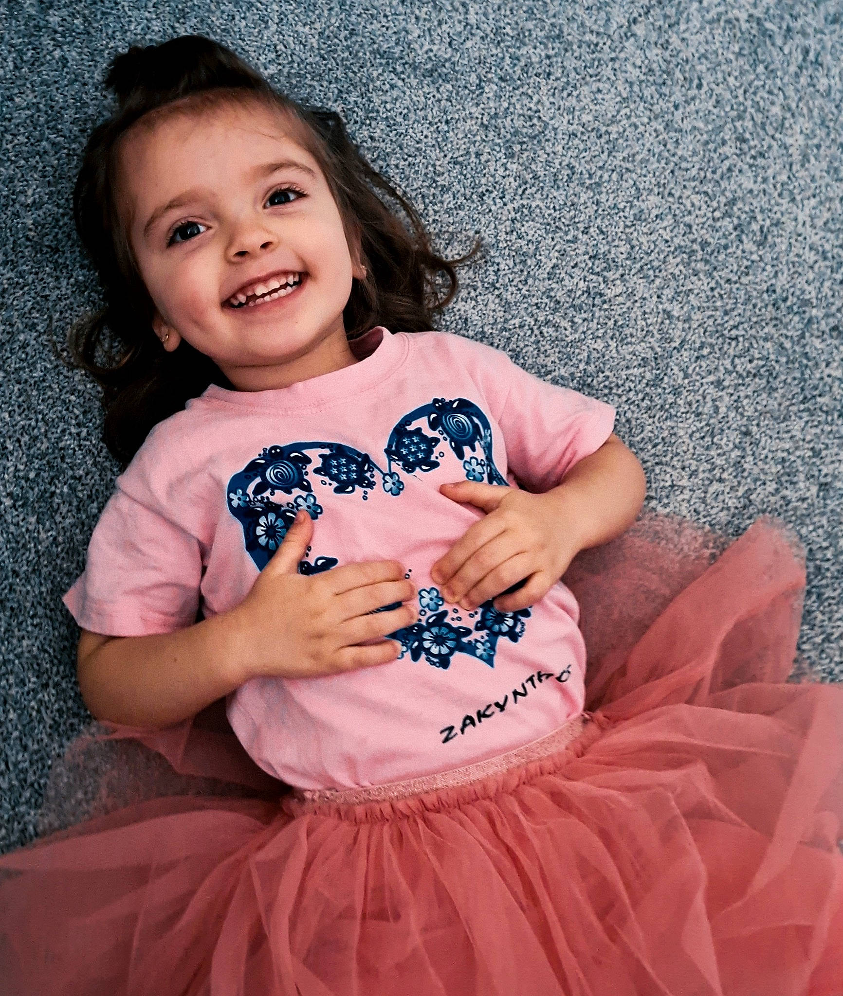 Carla joined the competition — help win amazing prizes! arm, azure, baby_toddler_clothing, blue, clothing, finger, flash_photography, gesture, hairstyle, hand, happy, iris, joy, person, photograph, pink, purple, shoulder, skin, sleeve