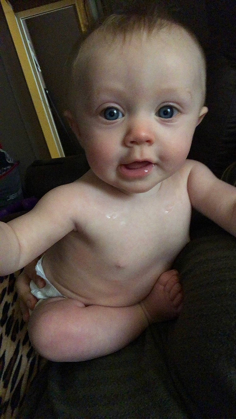 Solomon joined the competition — help win amazing prizes! baby, cheek, chest, ear, eyelash, finger, gesture, human_body, iris, jaw, lip, mouth, nail, neck, no_expression, nose, person, skin, thumb, toddler