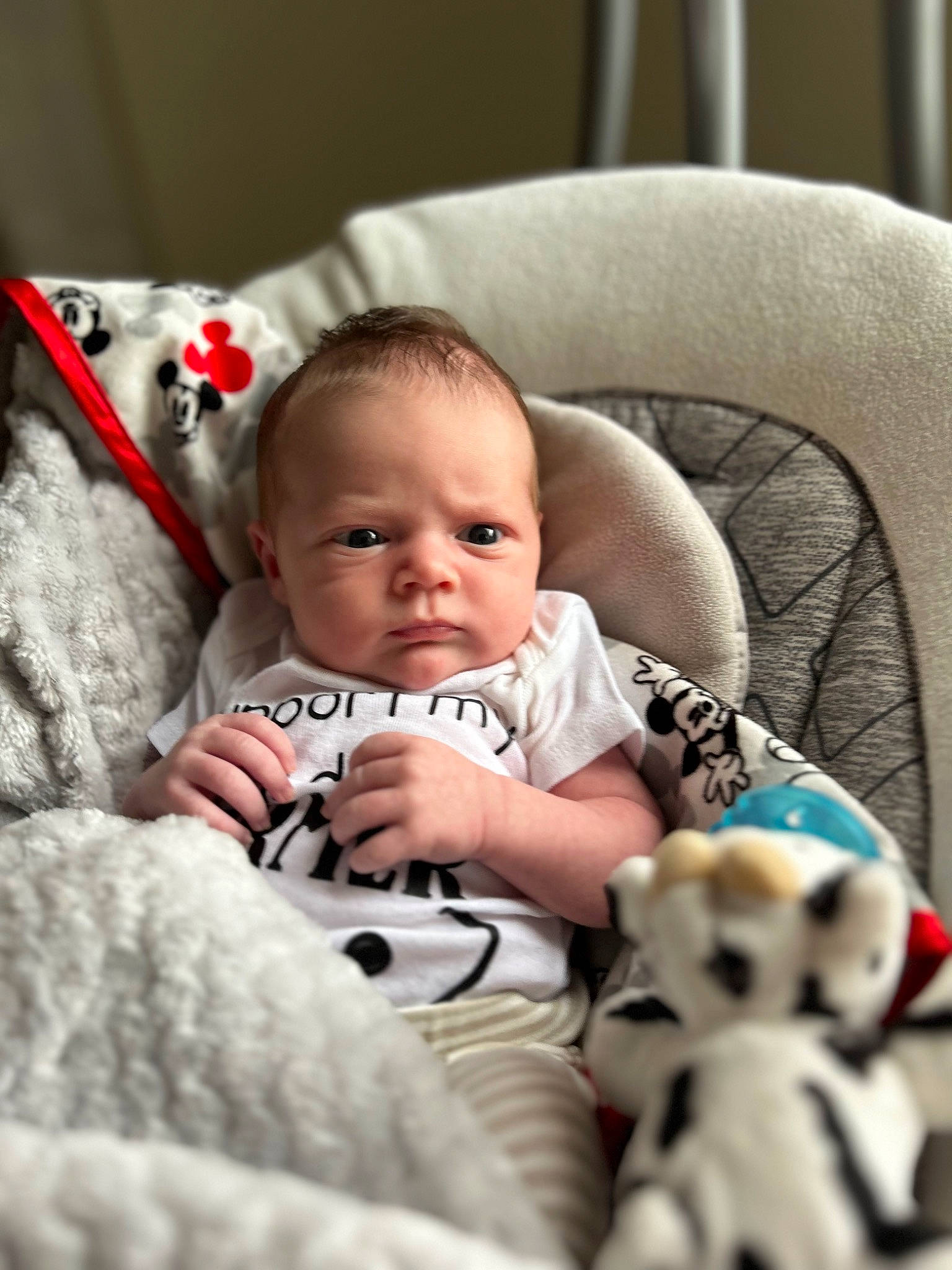 Cooper joined the competition — help win amazing prizes! baby, baby_toddler_clothing, cheek, child, comfort, flash_photography, fun, happy, iris, linens, monochrome, monochrome_photography, person, portrait_photography, room, sitting, skin, smile, textile, throw_pillow