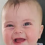 Sofia participe au concours pour gagner de l'argent avec cette photo : baby, smile, face, child, happy, close_up, expression, skin, head, eyes, mouth, teeth, infant, cute, portrait, cheeks, hair, young, person, joyful