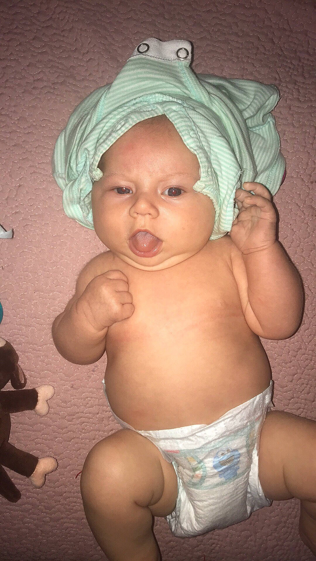 Valkyrie is registered to the contest to win money with this photo: abdomen, baby, cheek, chest, child, diaper, person, stomach, toddler, trunk