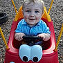 Dino joined the competition — help win amazing prizes! baby_products, child, fun, infant, leisure, outdoor_play_equipment, pink, play, playground, product, public_space, red, smile, toddler, toy, vehicle, yellow