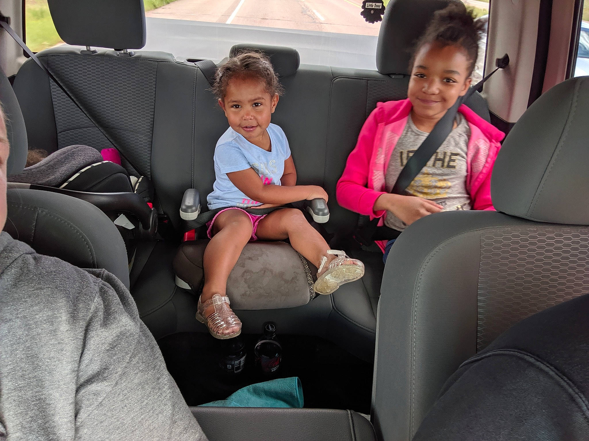 Samira joined the competition — help win amazing prizes! auto_part, baby_in_car_seat, car, car_seat, car_seat_cover, child, family_car, head_restraint, joy, passenger, person, seat_belt, sitting, toddler, vacation, vehicle