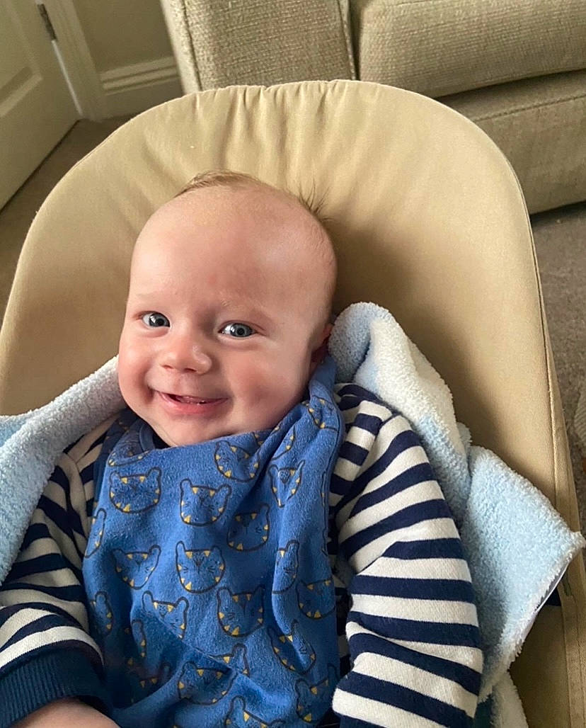 Drew joined the competition — help win amazing prizes! auto_part, baby, baby_products, baby_toddler_clothing, car_seat, cheek, child, clothing, collar, comfort, electric_blue, eye, eyebrow, head, iris, joy, person, seat_belt, sitting, sleeve