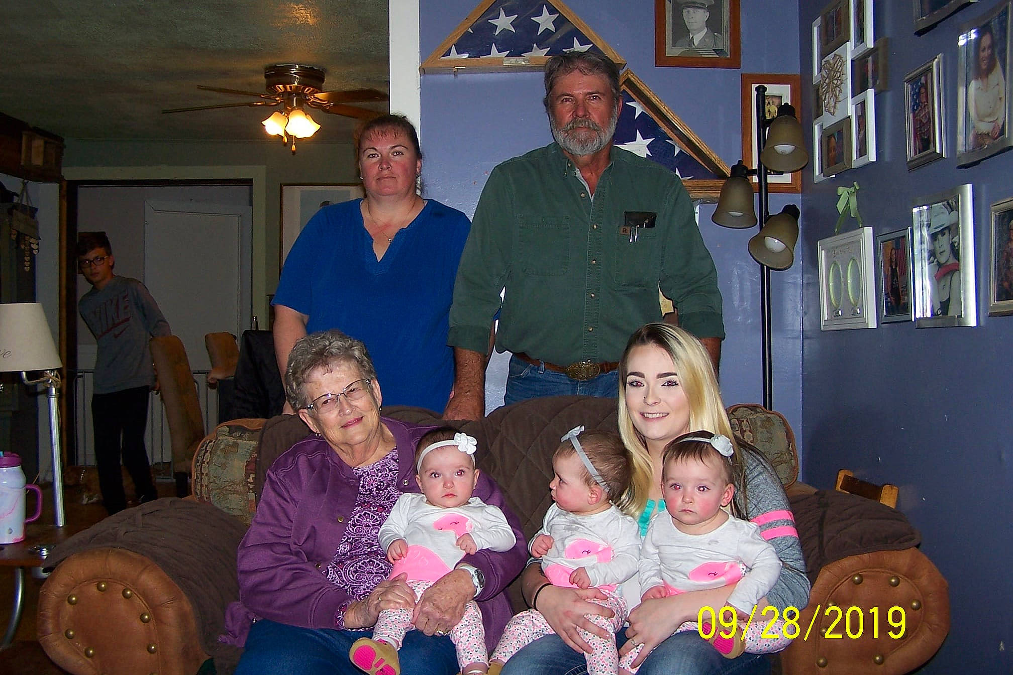 Alli joined the competition — help win amazing prizes! child, event, family, grandparent, iris, joy, lap, people, person, sitting