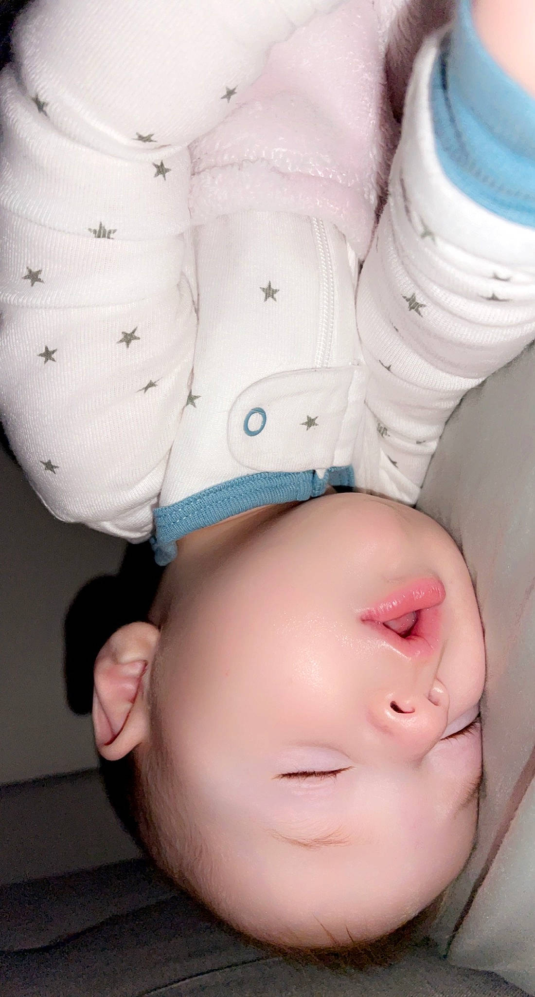 Raegan joined the competition — help win amazing prizes! baby, baby_sleeping, baby_toddler_clothing, cheek, child, chin, comfort, eye, eyelash, finger, gesture, happy, head, mouth, neck, person, pink, skin, textile, toddler