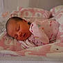 Davina-Leigh joined the competition — help win amazing prizes! newborn, baby, sleeping, blanket, crib, pink, unicorn, rainbow, infant, cozy, soft, bed, child, cute, rest, peaceful, clothing, indoors, portrait, face