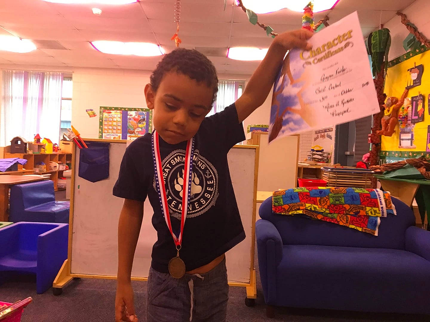 Grayson joined the competition — help win amazing prizes! child, fun, girl, learning, person