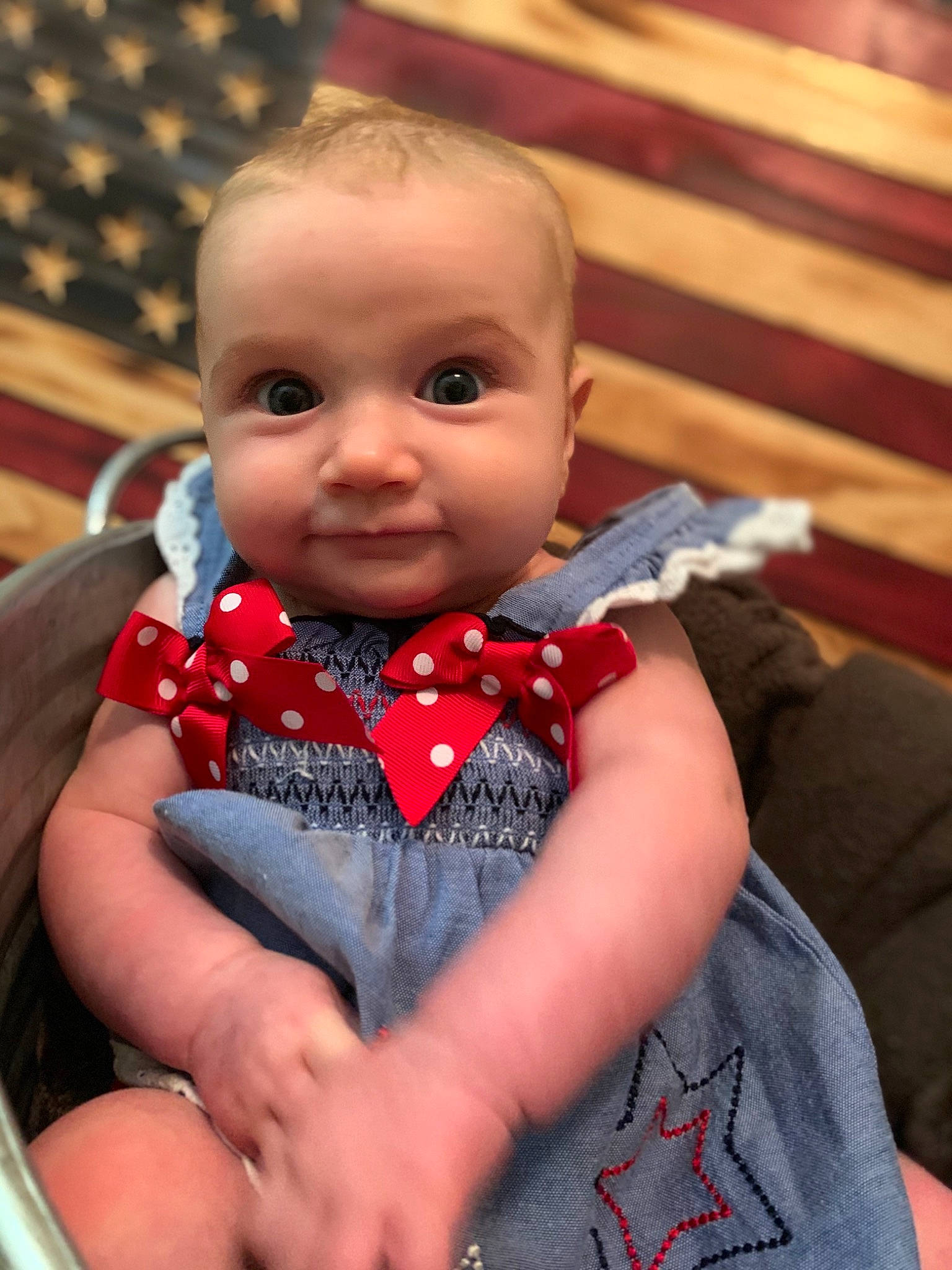 Briar is registered to the contest to win money with this photo: baby, bow_tie, cheek, child, chin, face, head, lip, person, sitting, skin, smile, tie, toddler, vacation