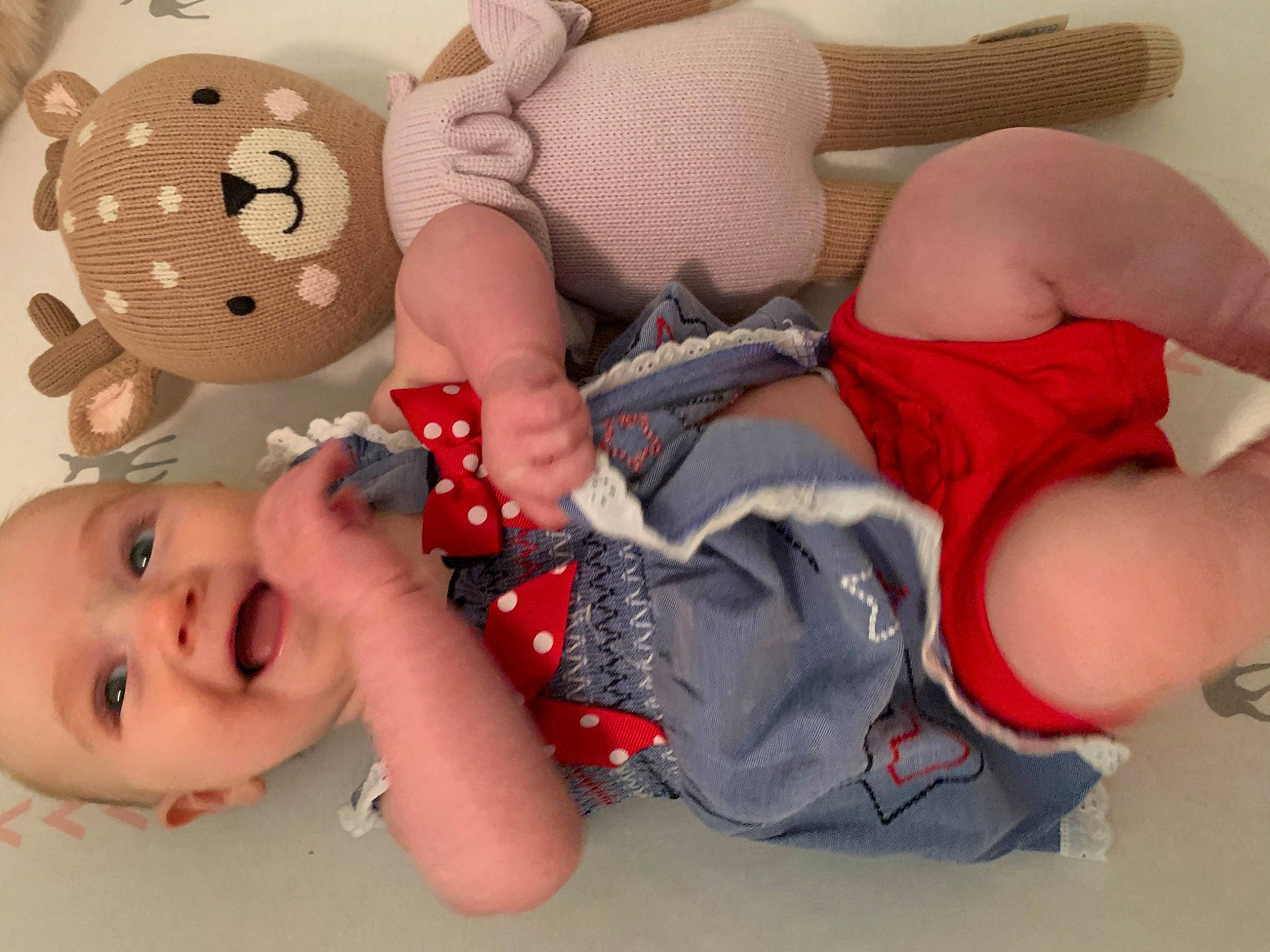 Briar joined the competition — help win amazing prizes! arm, baby, baby_products, child, finger, foot, hand, joint, leg, person, play, product, red, sole, stuffed_toy, textile, thigh, thumb, toddler