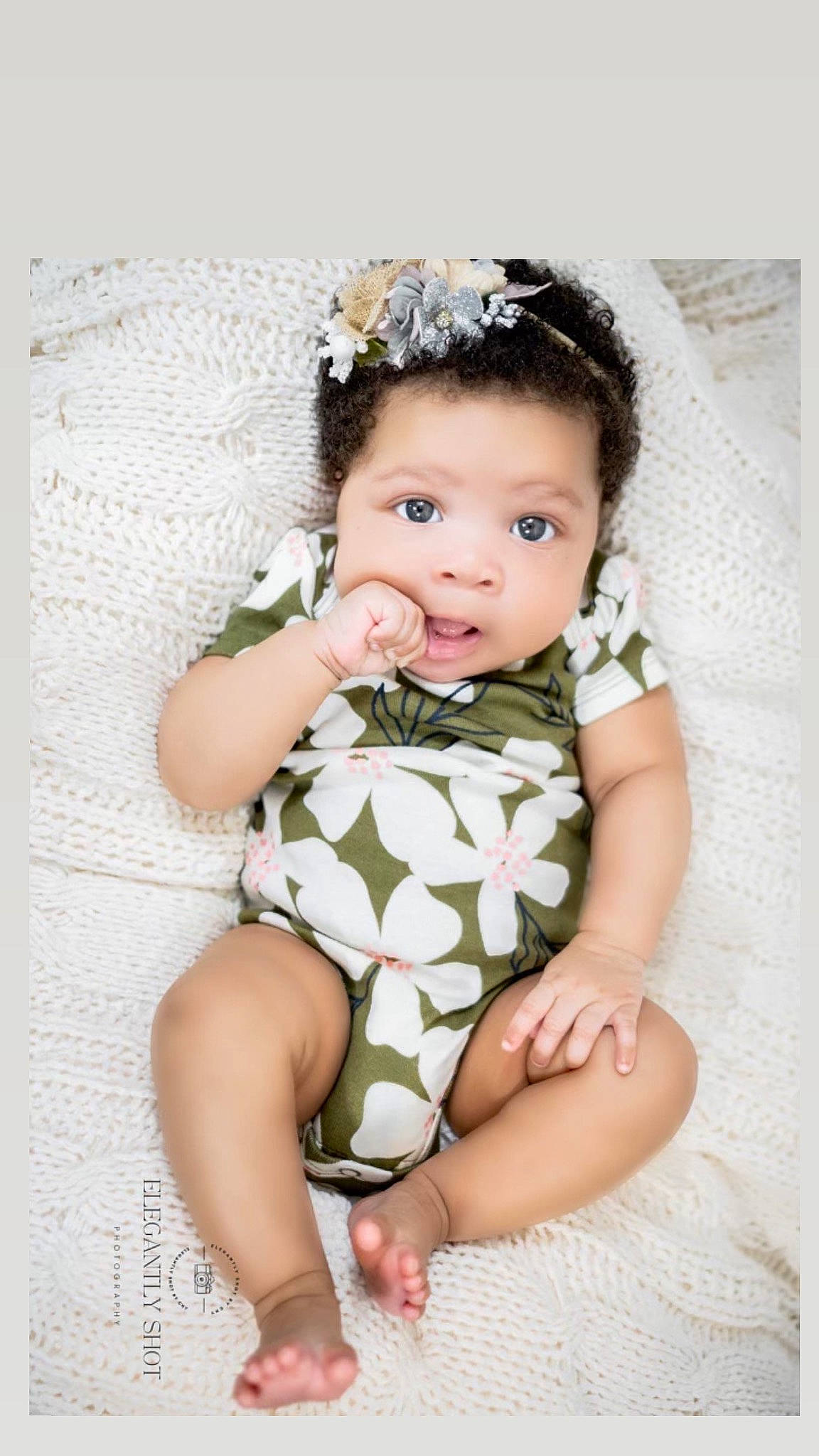 Empryss joined the competition — help win amazing prizes! baby, baby_toddler_clothing, cheek, child, day_dress, embellishment, eyelash, fashion_accessory, flash_photography, headband, headpiece, human_leg, iris, jewellery, pattern, person, pink, sitting, sleeve, thigh