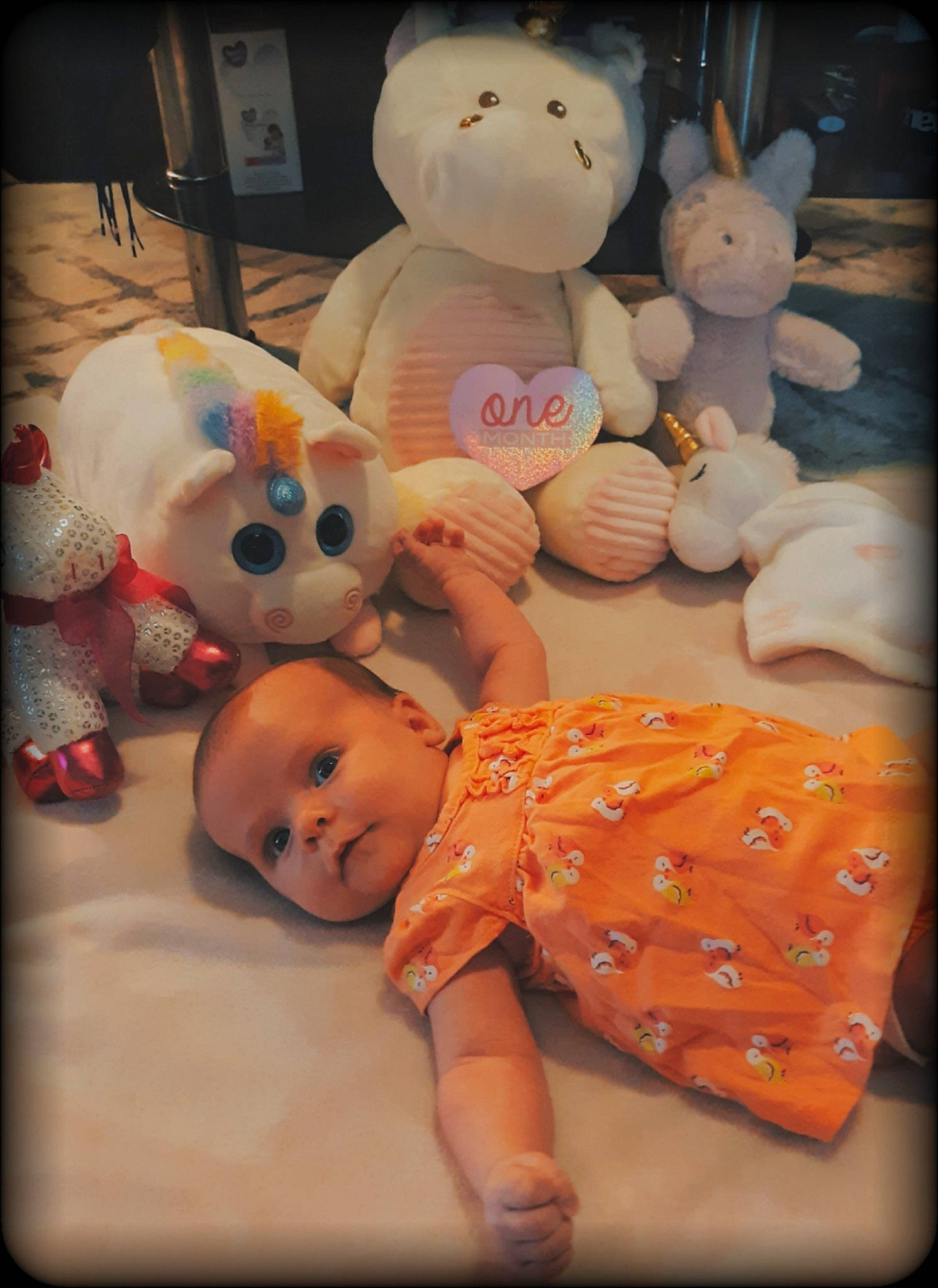 Khloe joined the competition — help win amazing prizes! baby, child, person, plush, stuffed_toy, toy