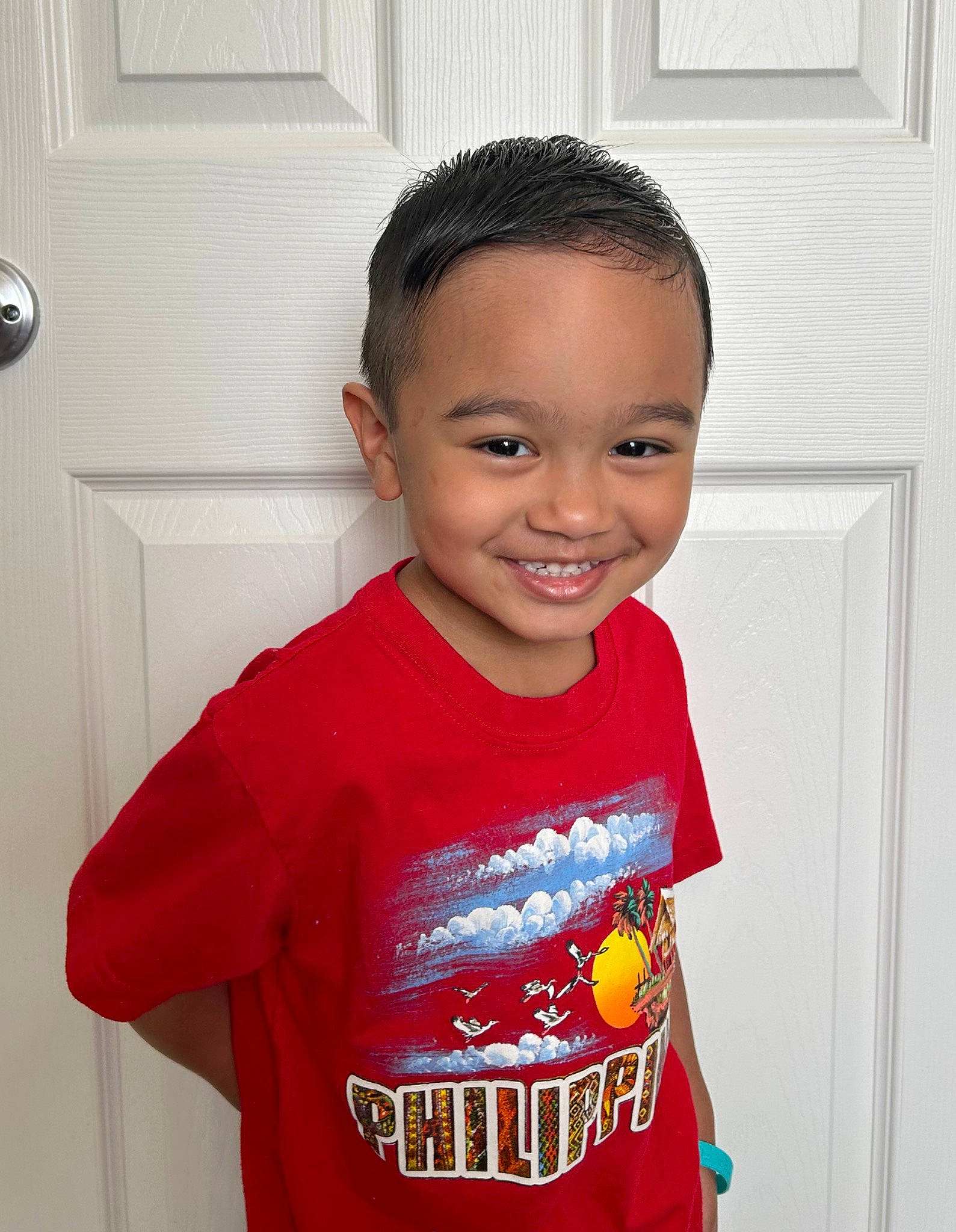 Cristian joined the competition — help win amazing prizes! baby_toddler_clothing, cheek, child, chin, electric_blue, eye, eyebrow, forehead, fun, hair, happy, joy, mouth, neck, nose, person, skin, sleeve, smile, standing