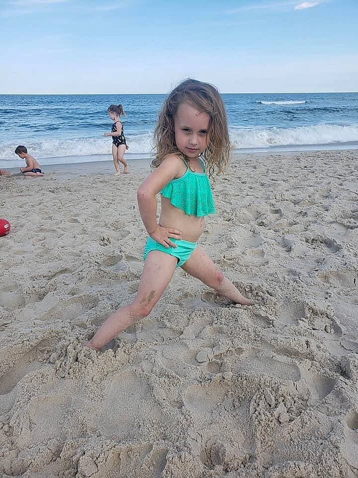 Autumn Skye joined the competition — help win amazing prizes! azure, beach, cloud, coastal_and_oceanic_landforms, fun, hair, happy, horizon, leg, leisure, morning, people_on_beach, person, sand, sky, summer, swimwear, thigh, toddler, water