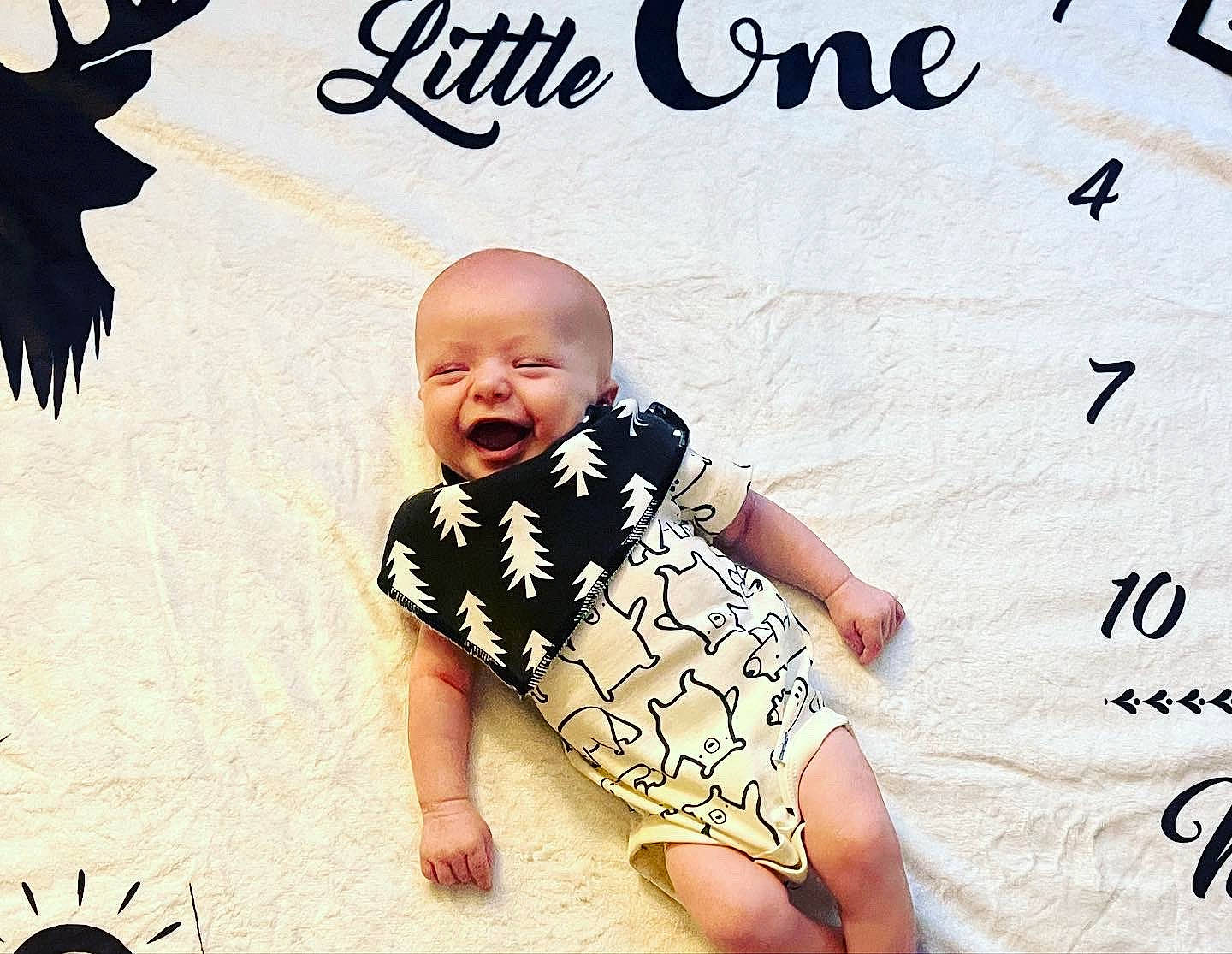 Landon Colt is registered to the contest to win money with this photo: art, baby, baby_toddler_clothing, child, cool, facial_expression, finger, flooring, font, happy, illustration, pattern, people_in_nature, person, photo_caption, photograph, sleeve, t_shirt, toddler, visual_arts